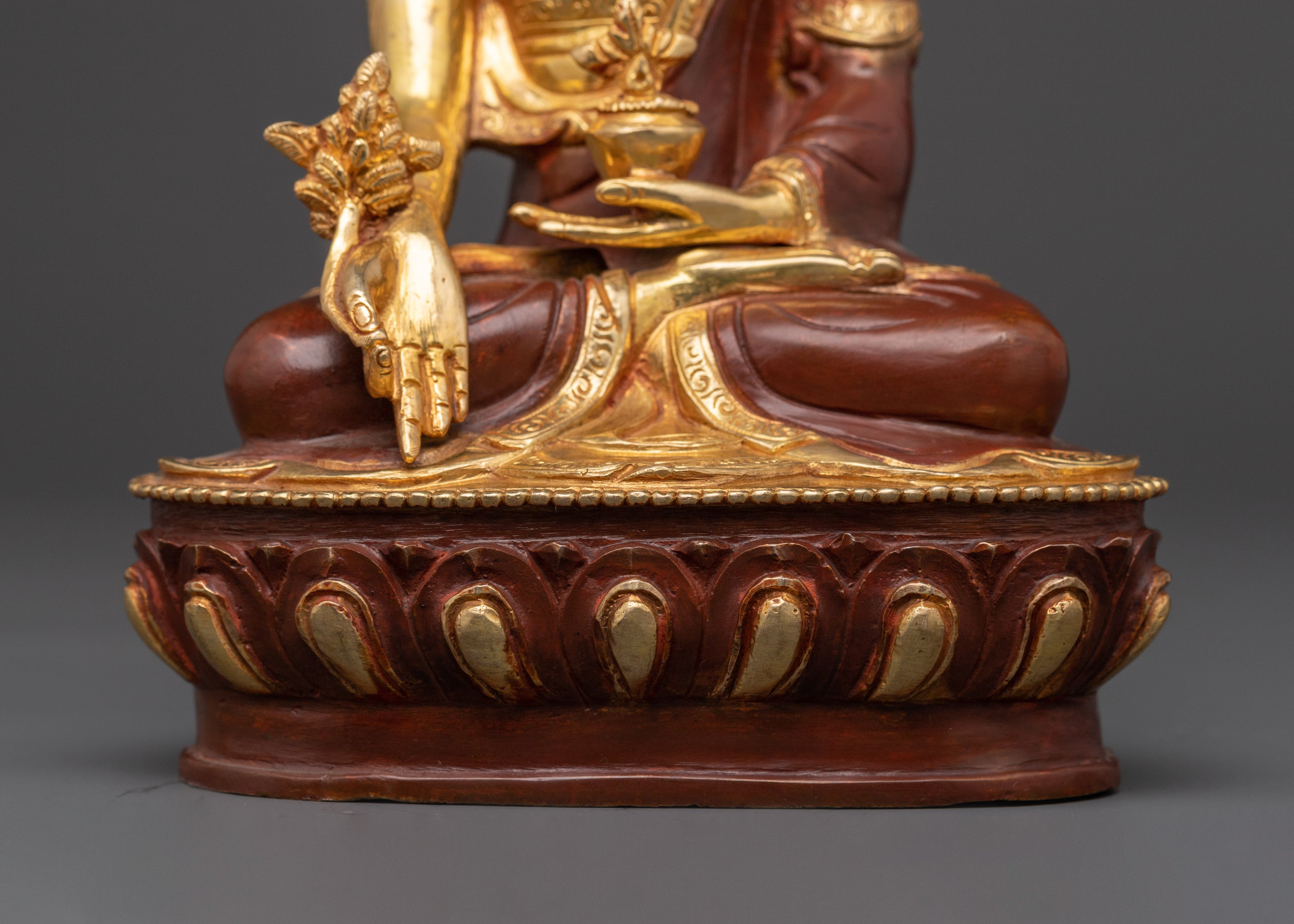 Handcrafted Tibetan Healing Deity | Ideal for Home Altars, Meditation, and Wellness Rituals