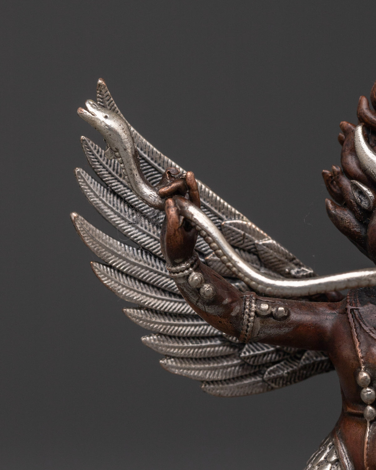 Handcrafted Garuda Bird Deity Sculpture | Statue for Home Altars and Sacred Spaces