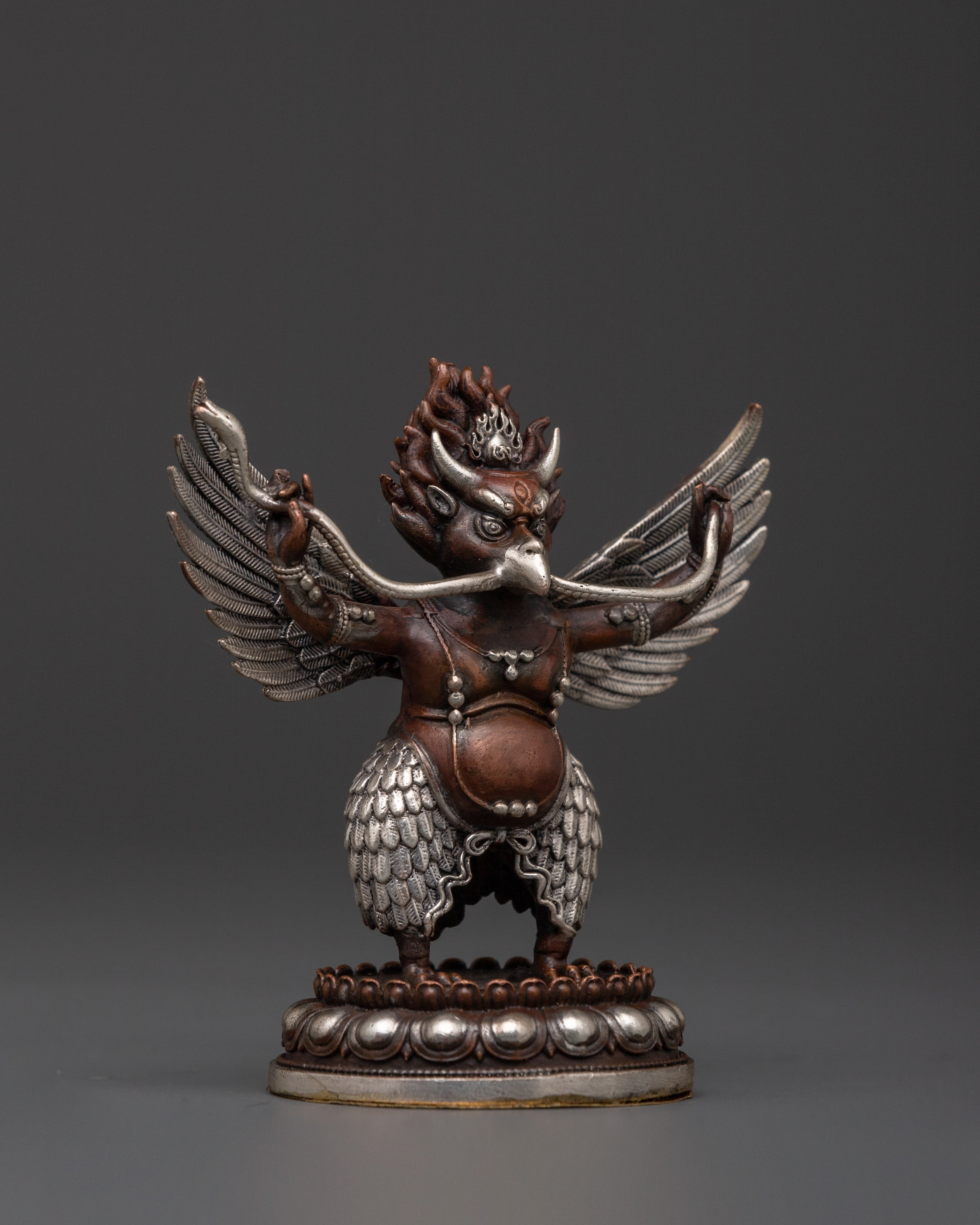Handcrafted Garuda Bird Deity Sculpture | Statue for Home Altars and Sacred Spaces