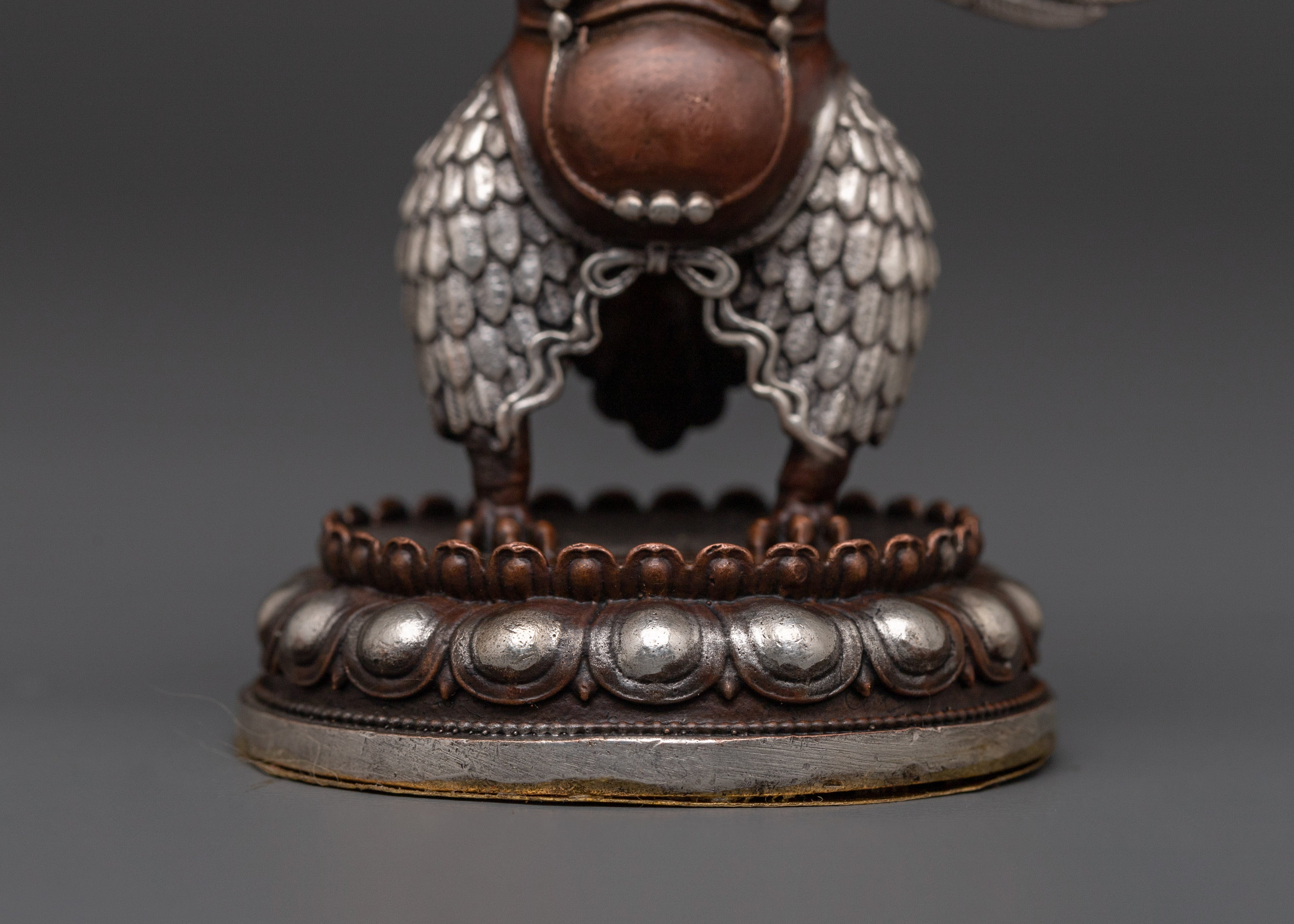 Handcrafted Garuda Bird Deity Sculpture | Statue for Home Altars and Sacred Spaces