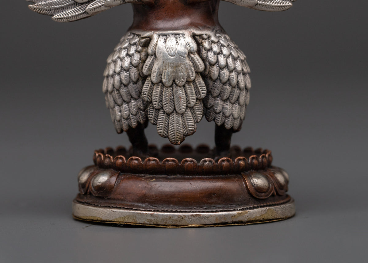 Handcrafted Garuda Bird Deity Sculpture | Statue for Home Altars and Sacred Spaces