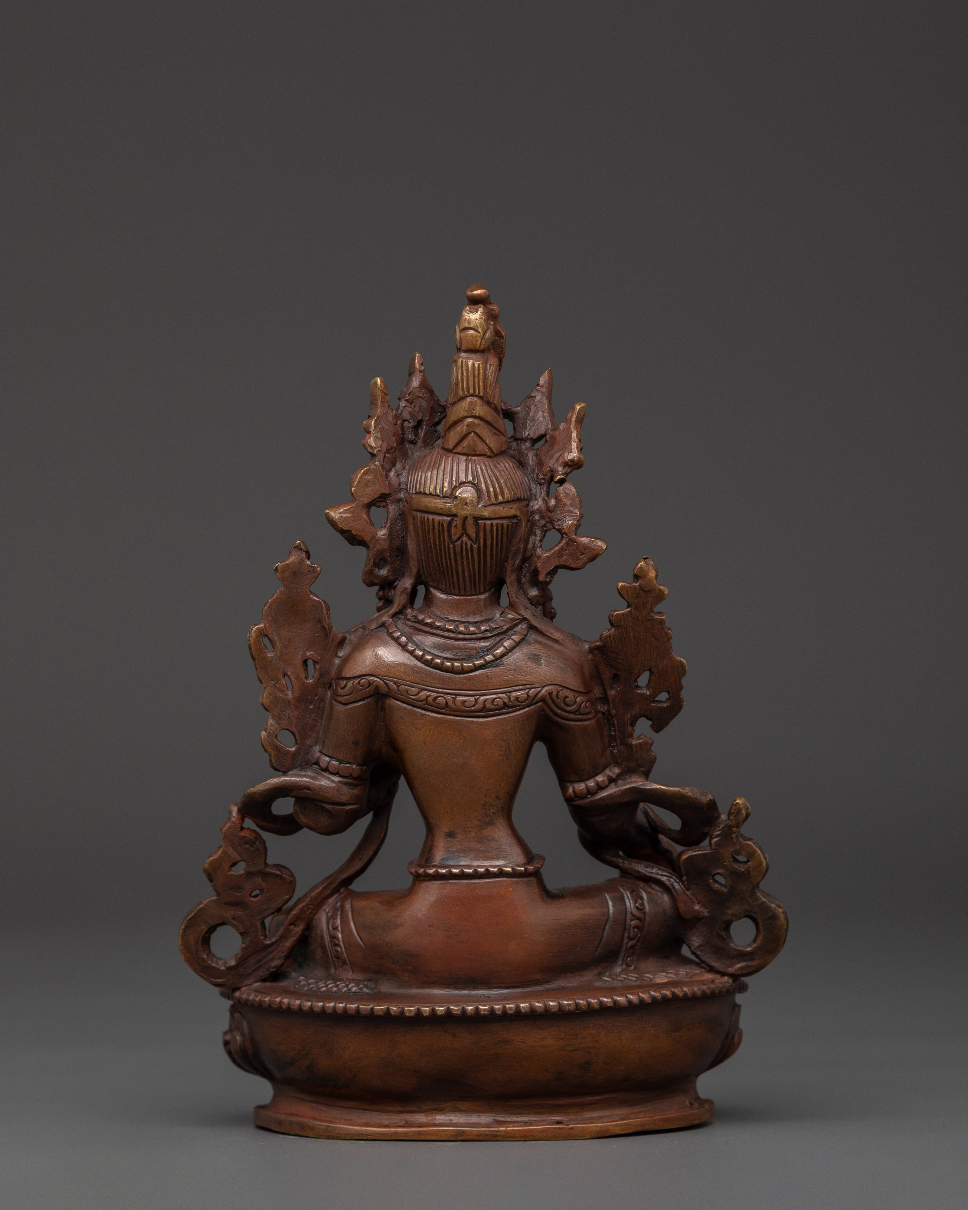 Green Tara Handmade Statue | Oxidized Copper
