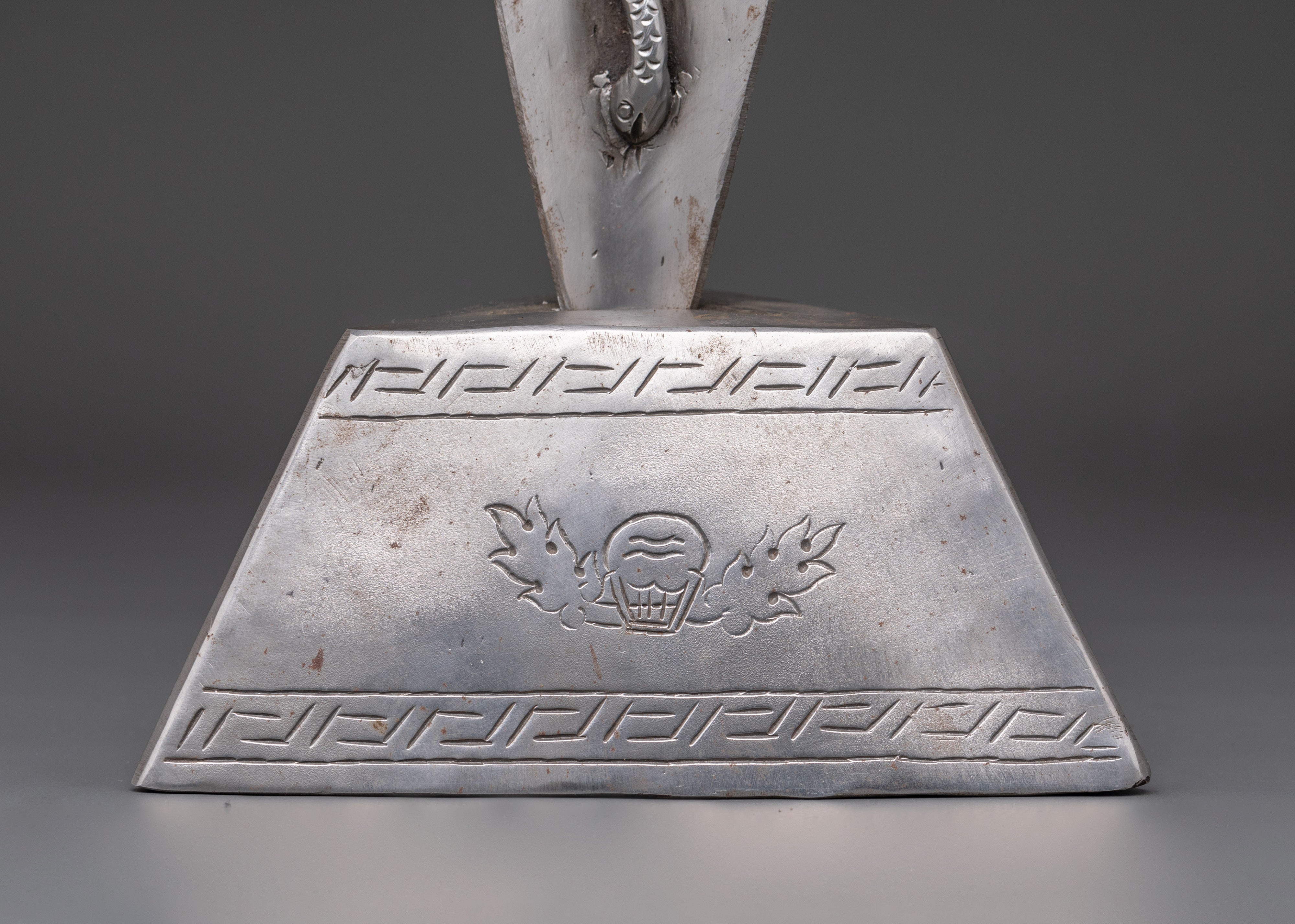 Wrathful God Ritual Tool Phurba | Powerful Iron Tibetan Dagger
