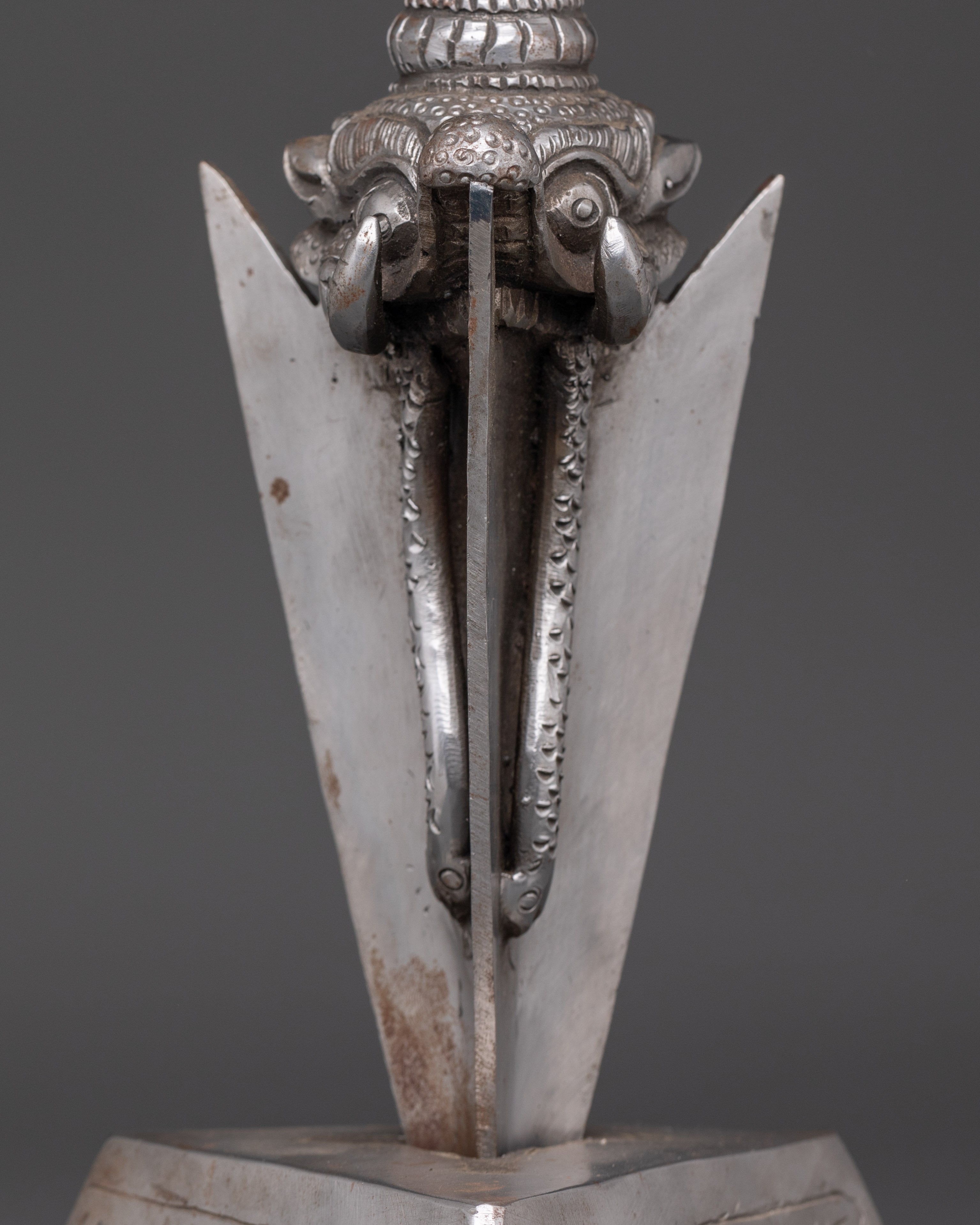 Wrathful God Ritual Tool Phurba | Powerful Iron Tibetan Dagger