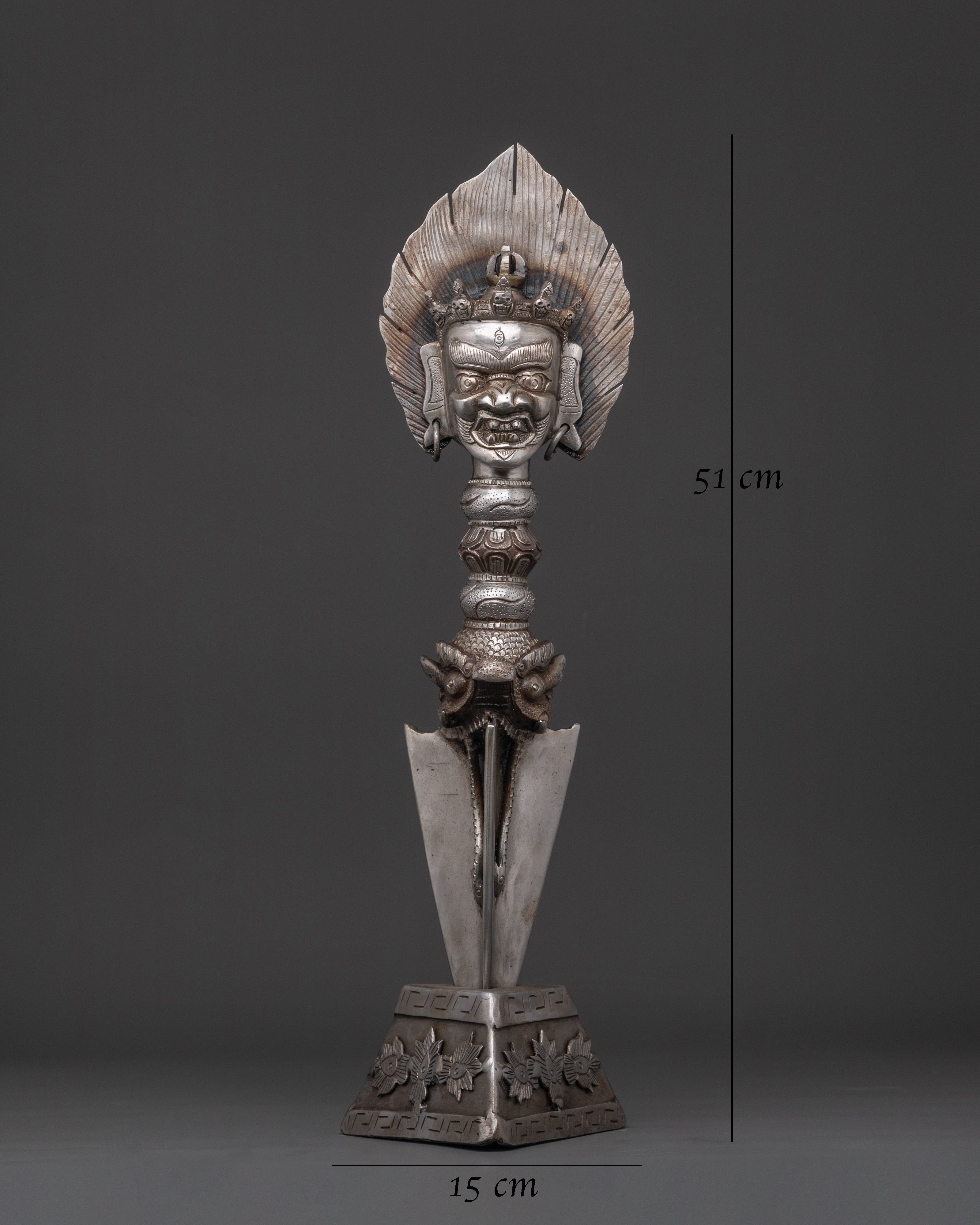 Wrathful Deity Tantric Phurba | Powerful Iron Ritual Dagger