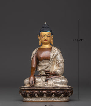 Sacred Buddha Shakyamuni Handcrafted Statue | Himalayan Spiritual Art