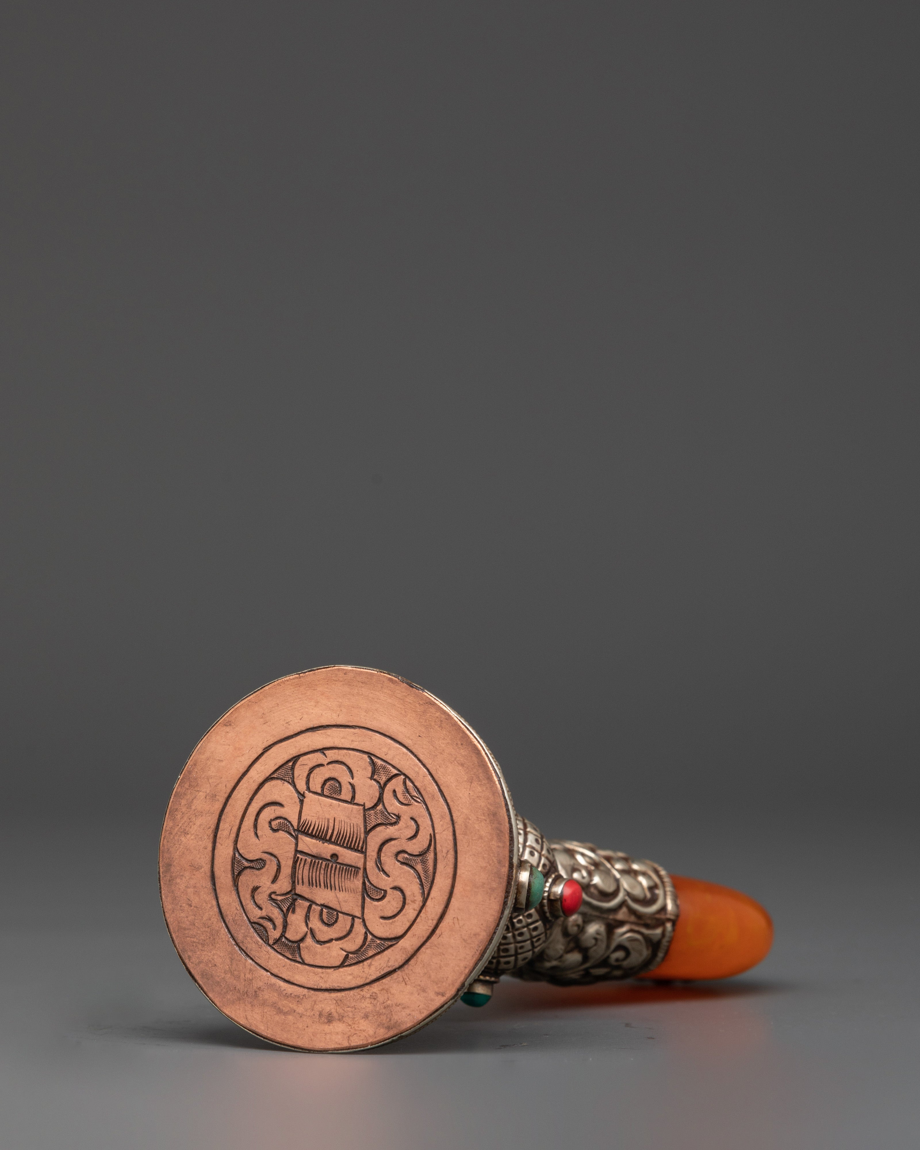 Spiritual Stamp | with Colorful Artificial Stones