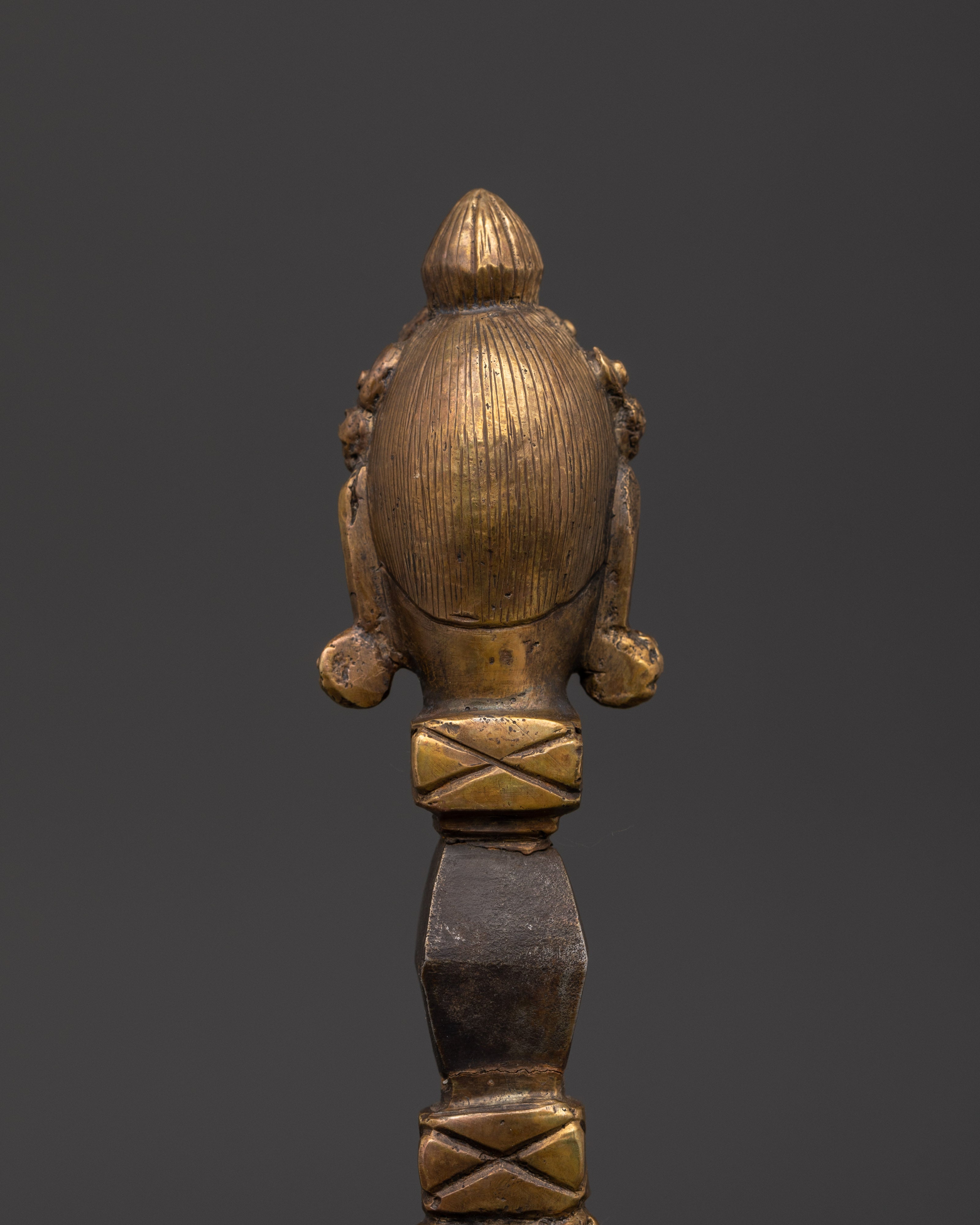 Tibetan Bronze Phurba Deity Dagger | Powerful Ritual and Meditation Tool