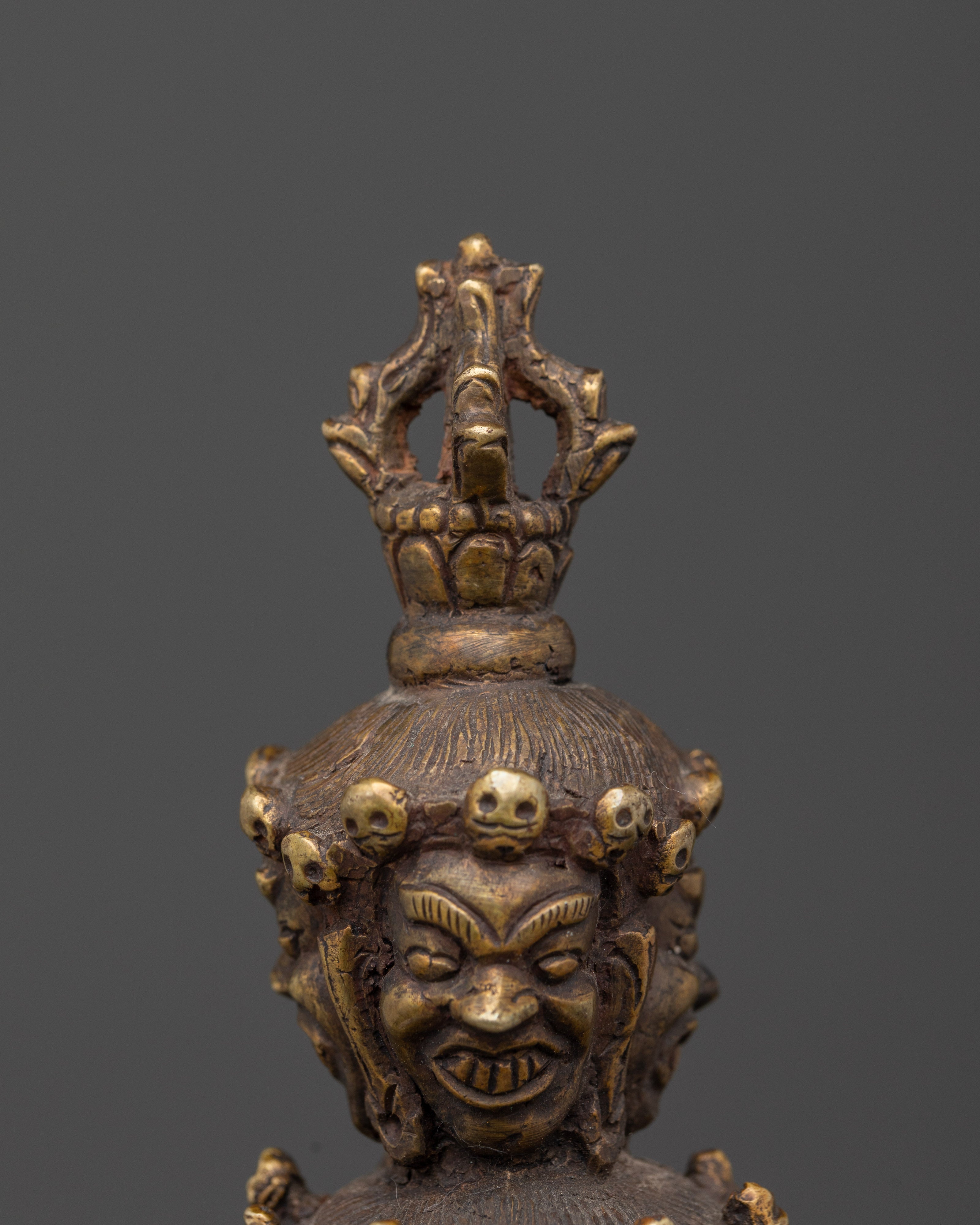 Buddhist Bronze Buddhist Phurba |  Traditional Himalayan Ritual Tool