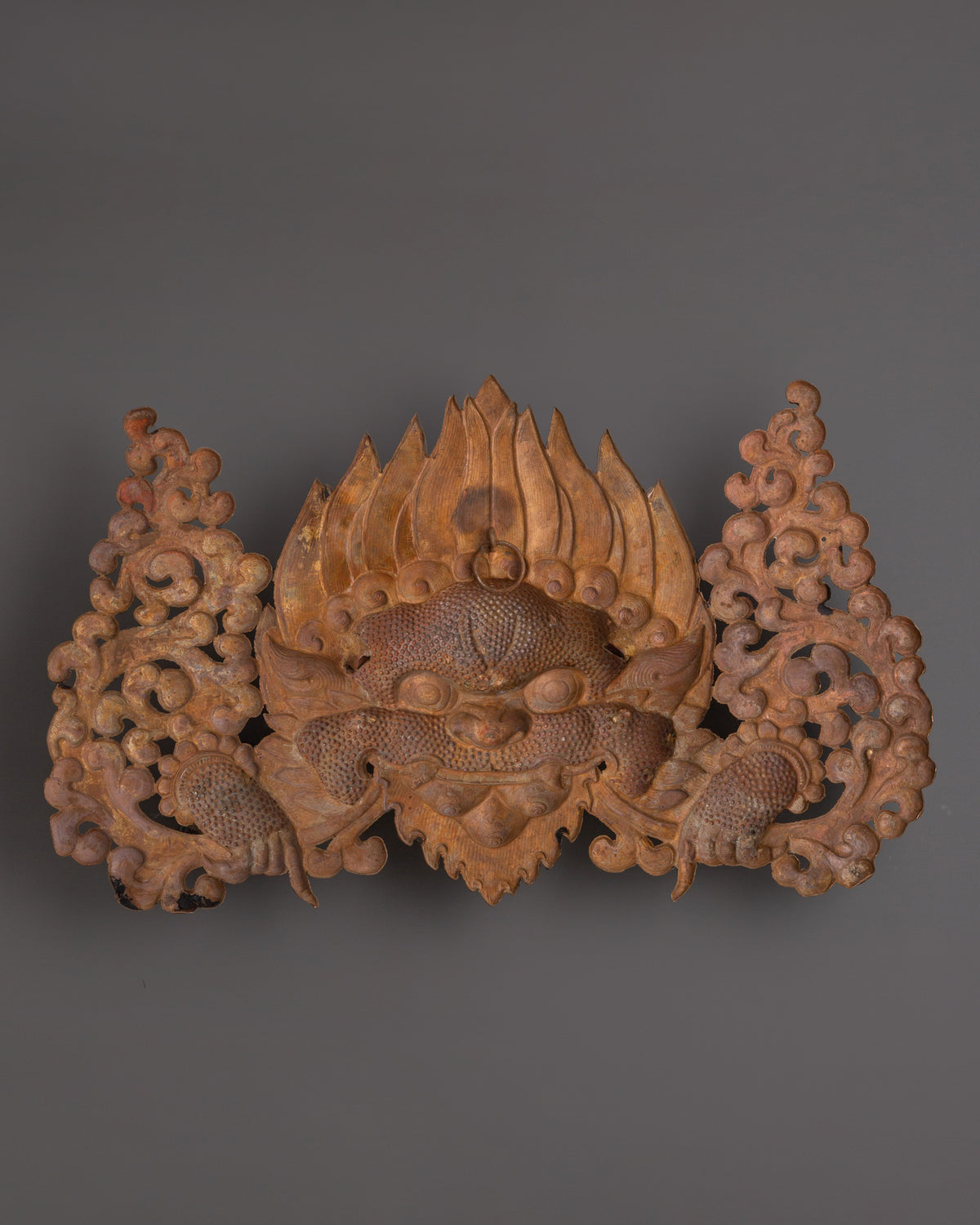Himalayan Demon Wall Mask | Handcrafted Tribal Wall Hanging Decor
