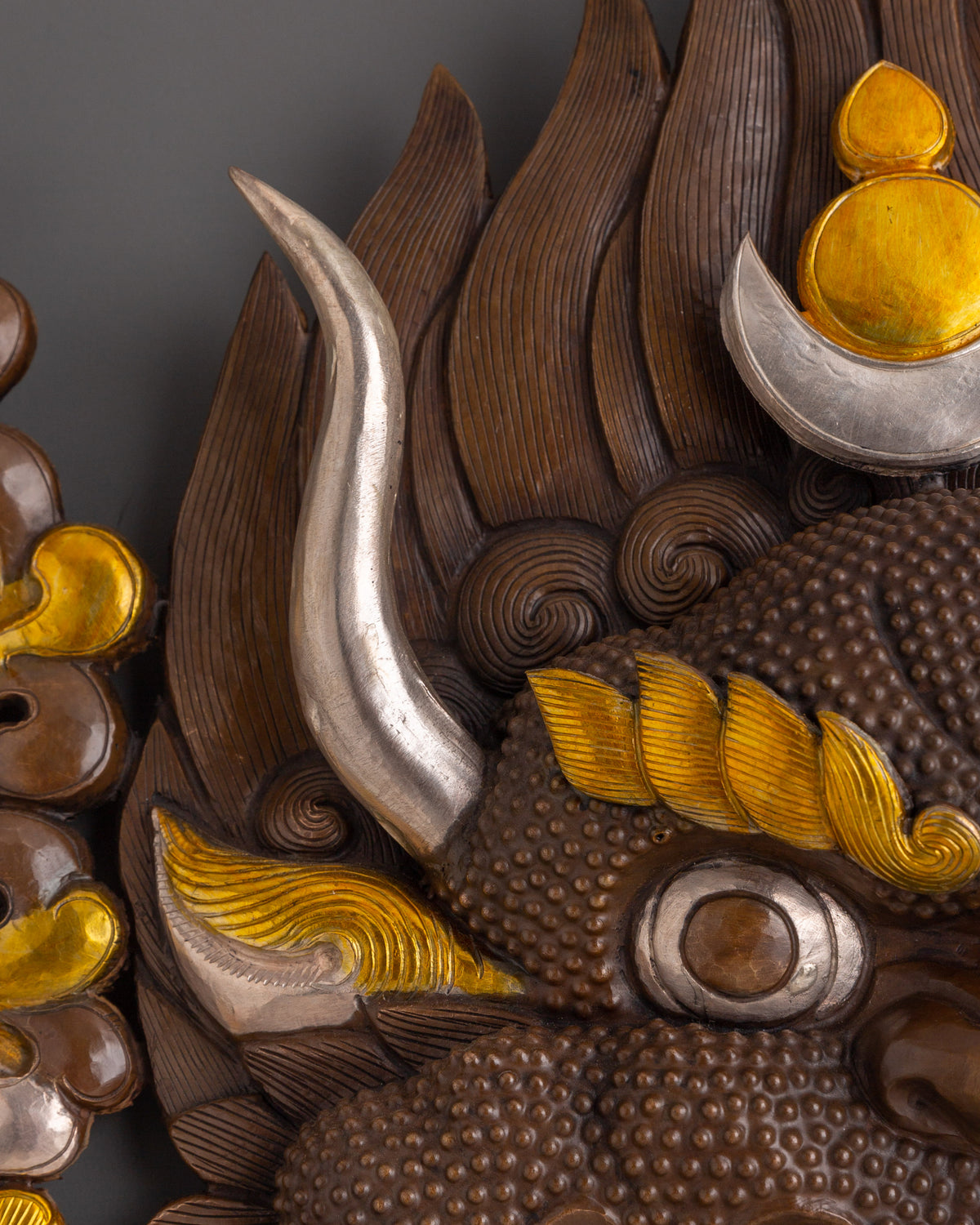 Himalayan Demon Wall Mask | Handcrafted Tribal Wall Hanging Decor