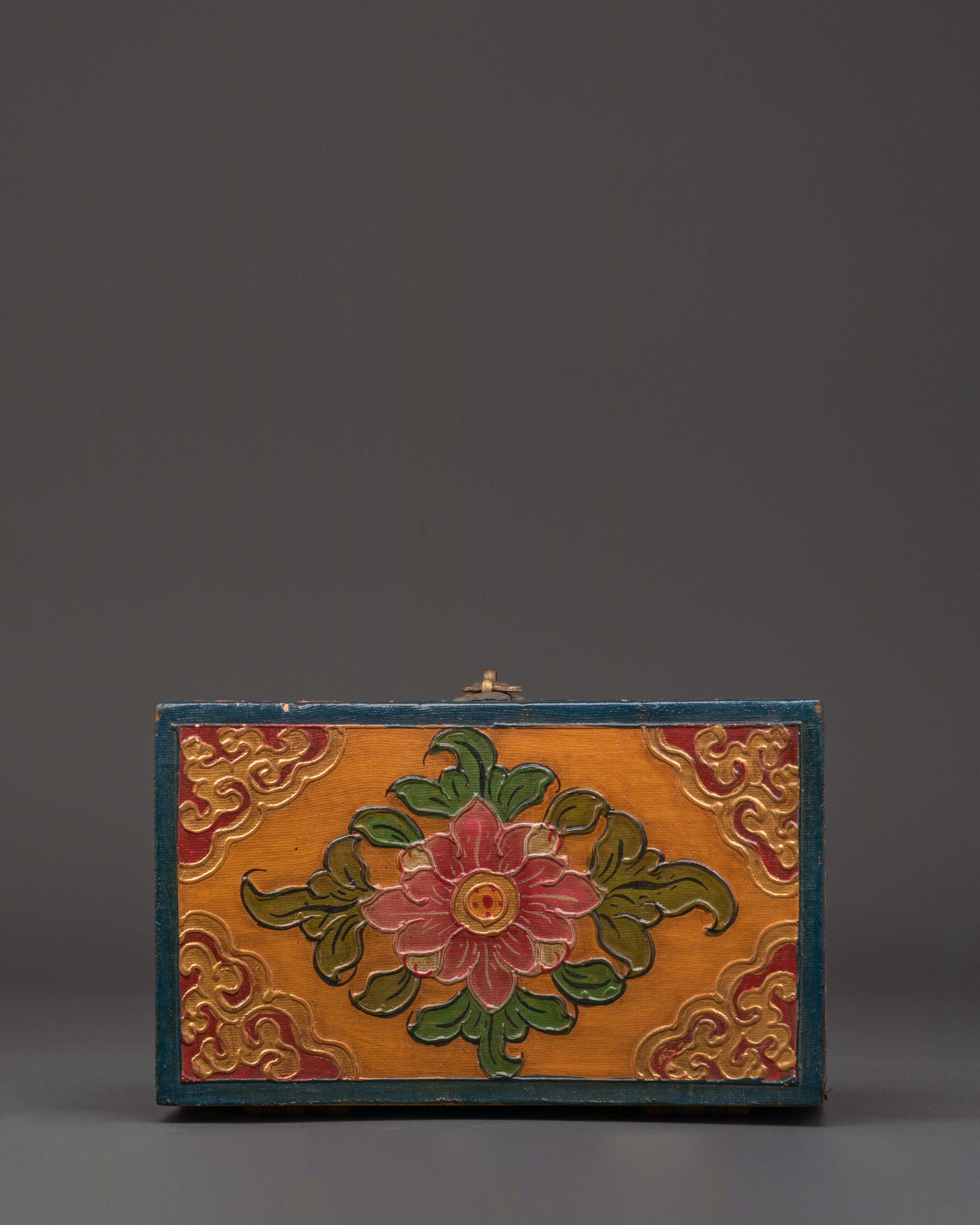 Travel Ritual Box | Wooden Buddhist Box