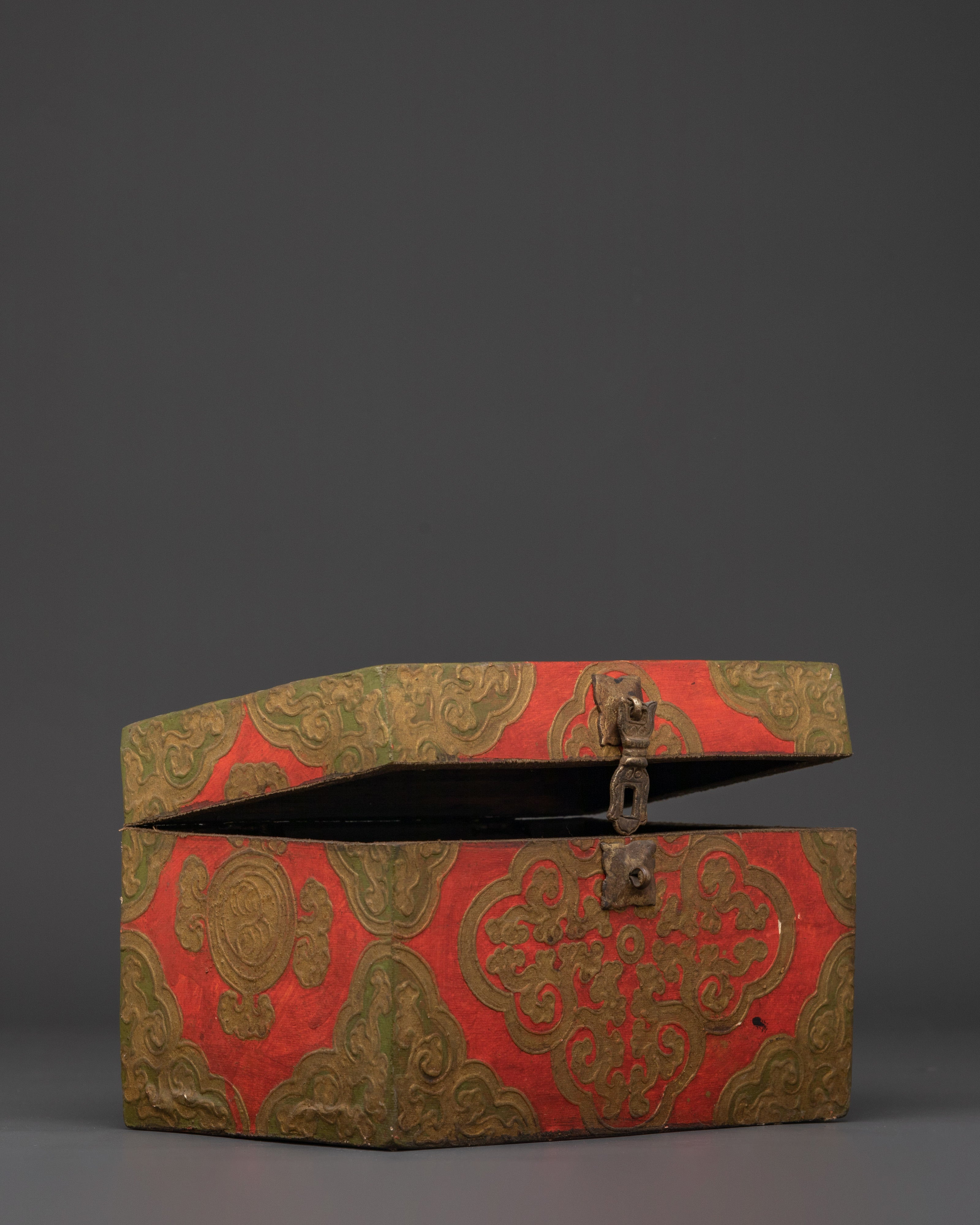 Traditional Decorative Wooden Box | Handcrafted Painted Storage Chest