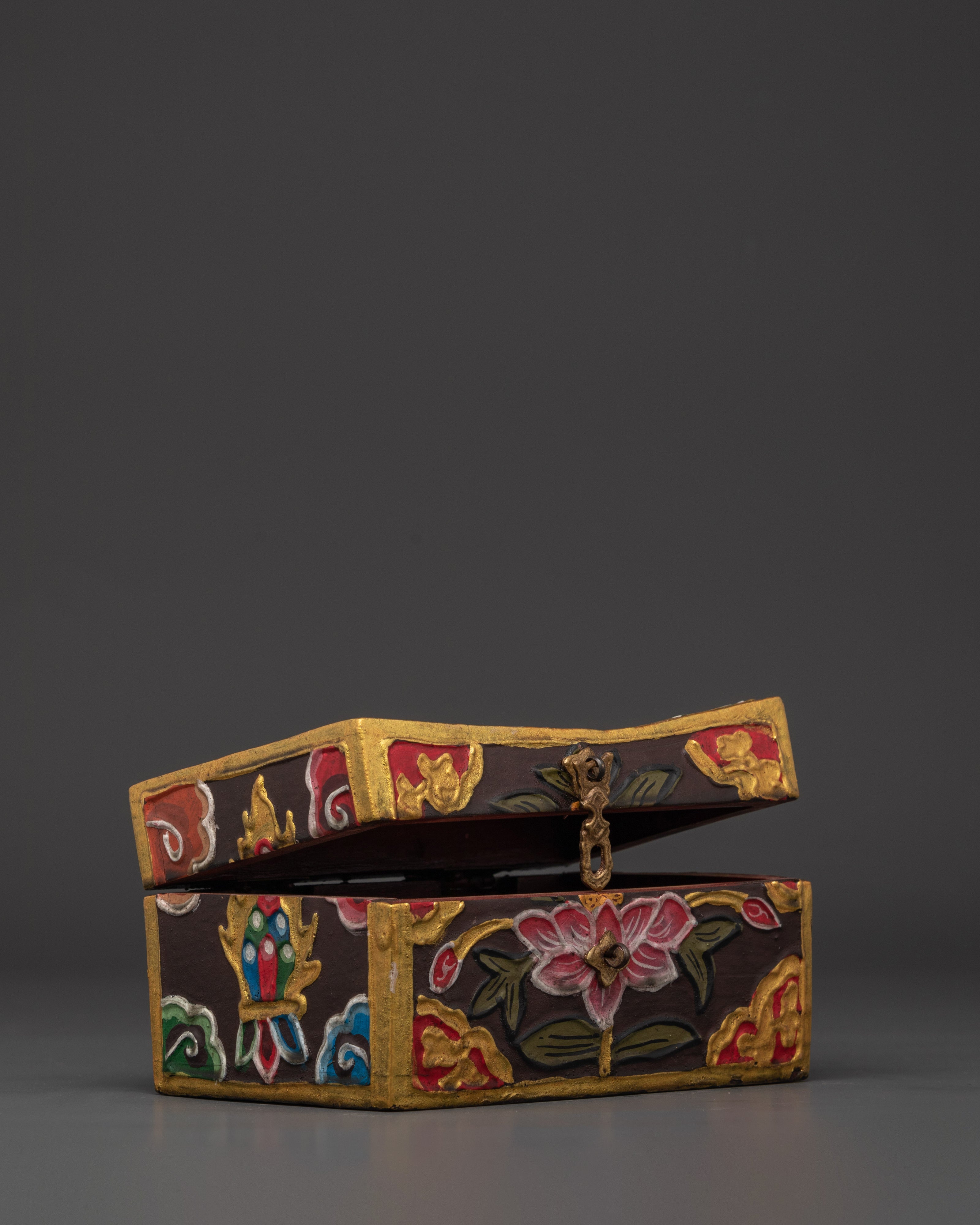 Traditional Himalayan Decorative Box | Handcrafted Painted Wooden Chest