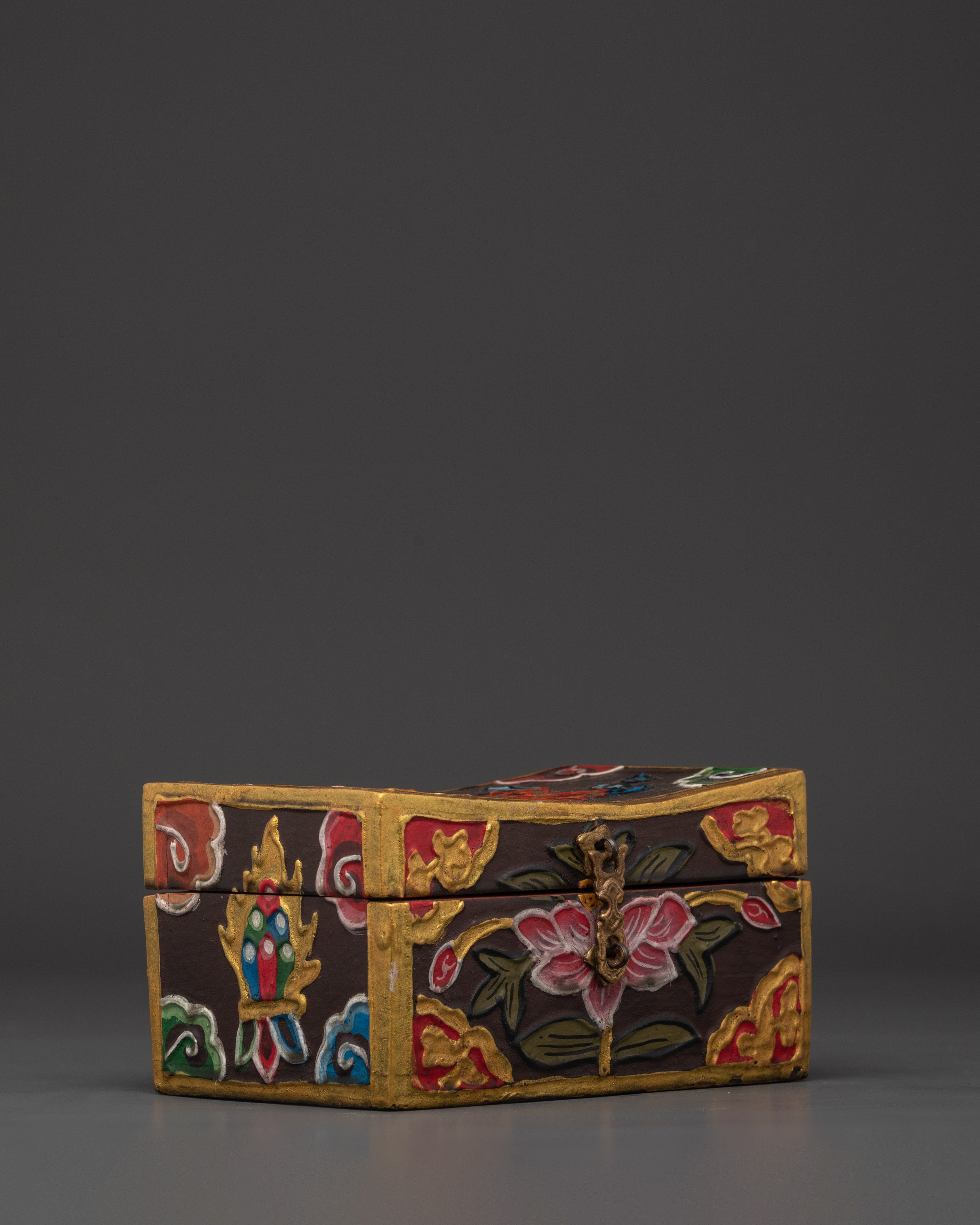 Traditional Himalayan Decorative Box | Handcrafted Painted Wooden Chest