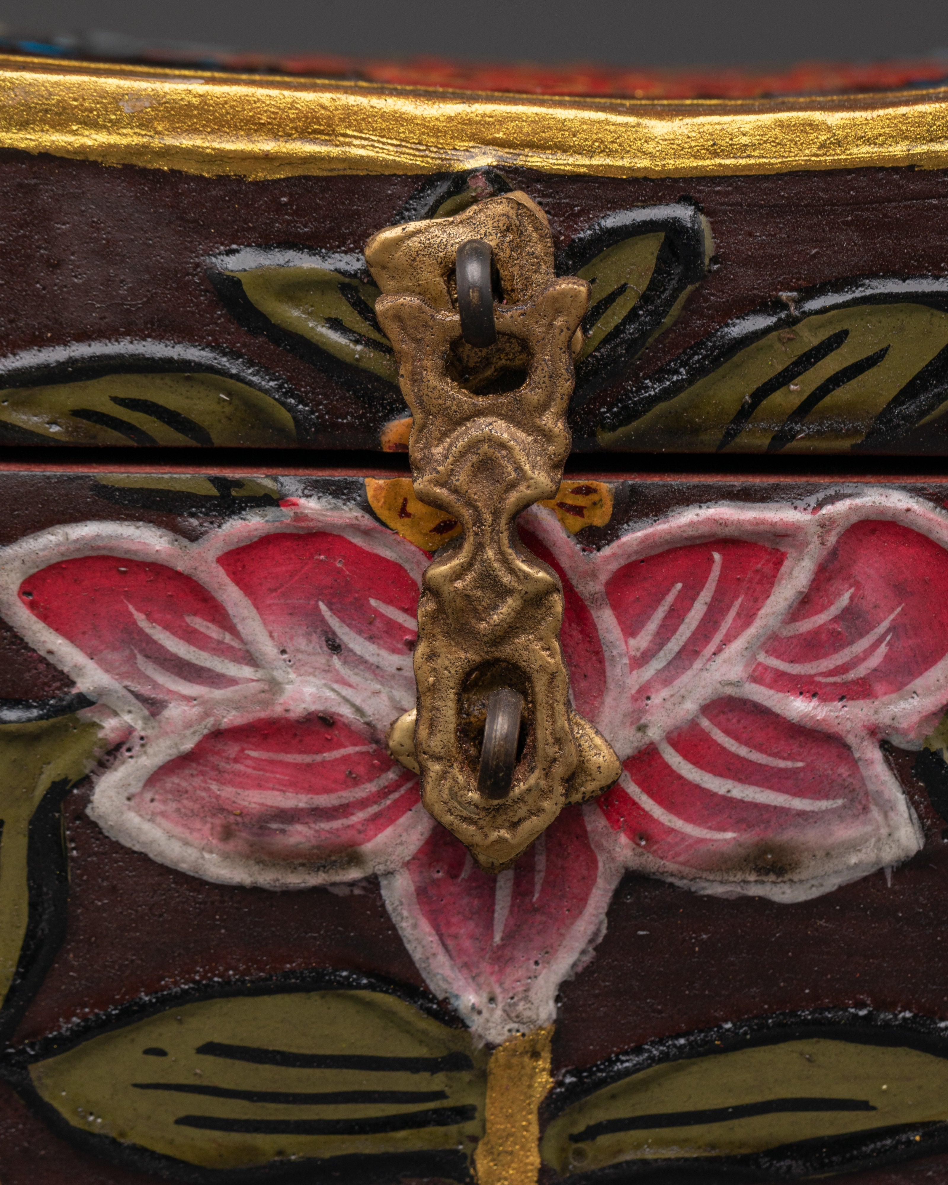 Traditional Himalayan Decorative Box | Handcrafted Painted Wooden Chest