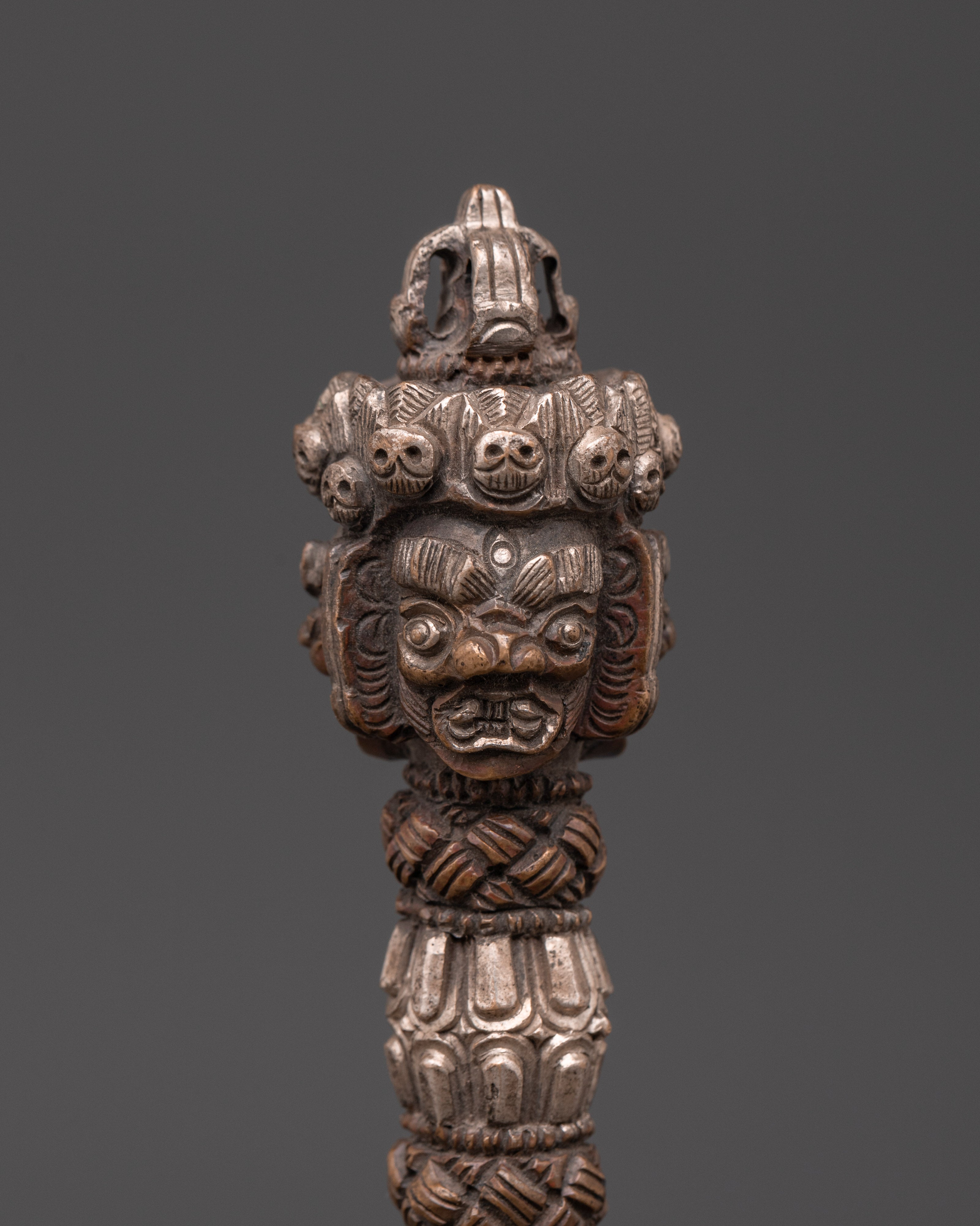 Sacred Ritual Dagger | Three-Faced Deity Phurba Ritual Dagger
