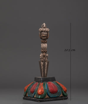 Sacred Ritual Dagger | Three-Faced Deity Phurba Ritual Dagger