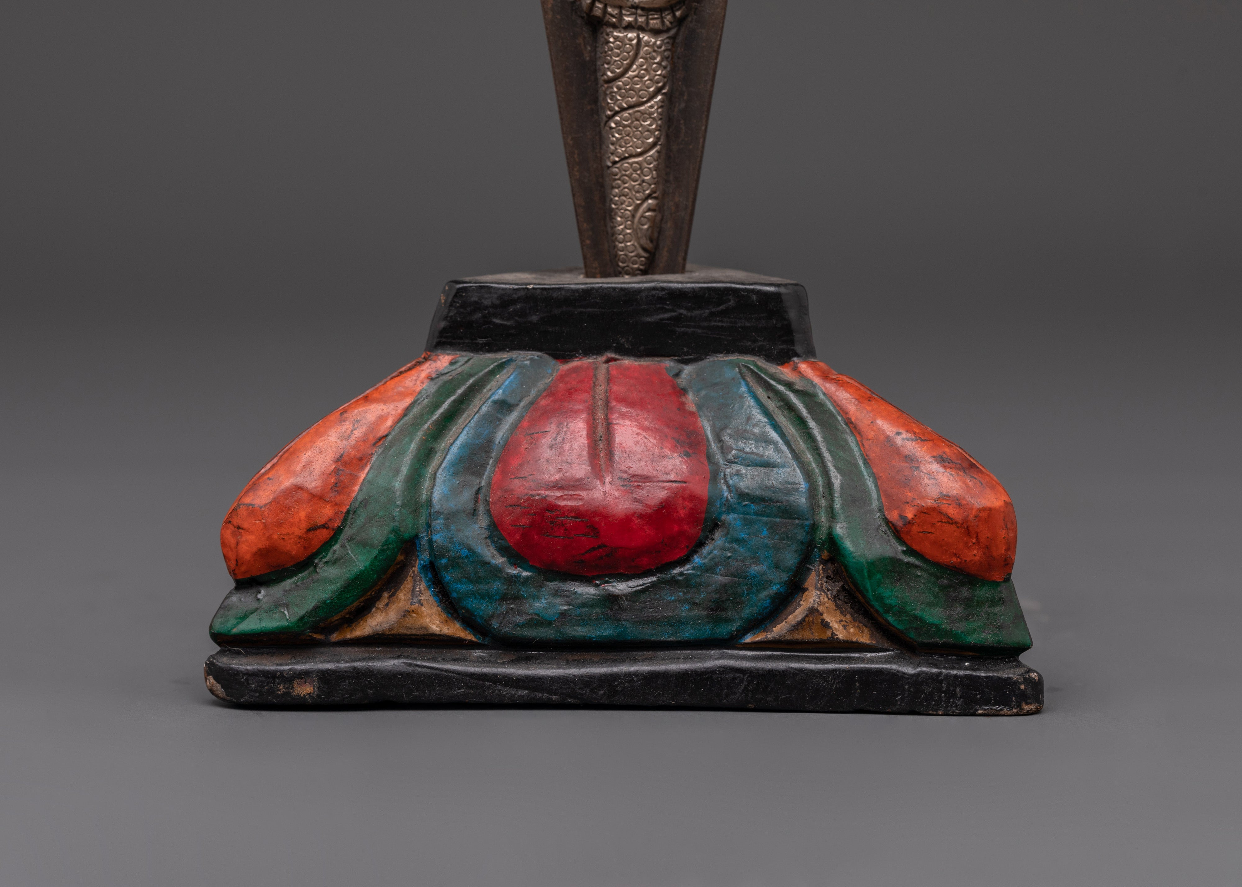 Sacred Ritual Dagger | Three-Faced Deity Phurba Ritual Dagger