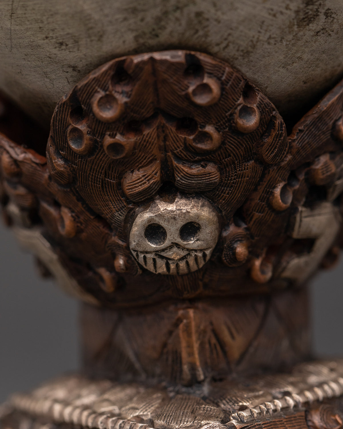 Traditional Sacred Kapala Set | Buddhist Tantric Ritual Art