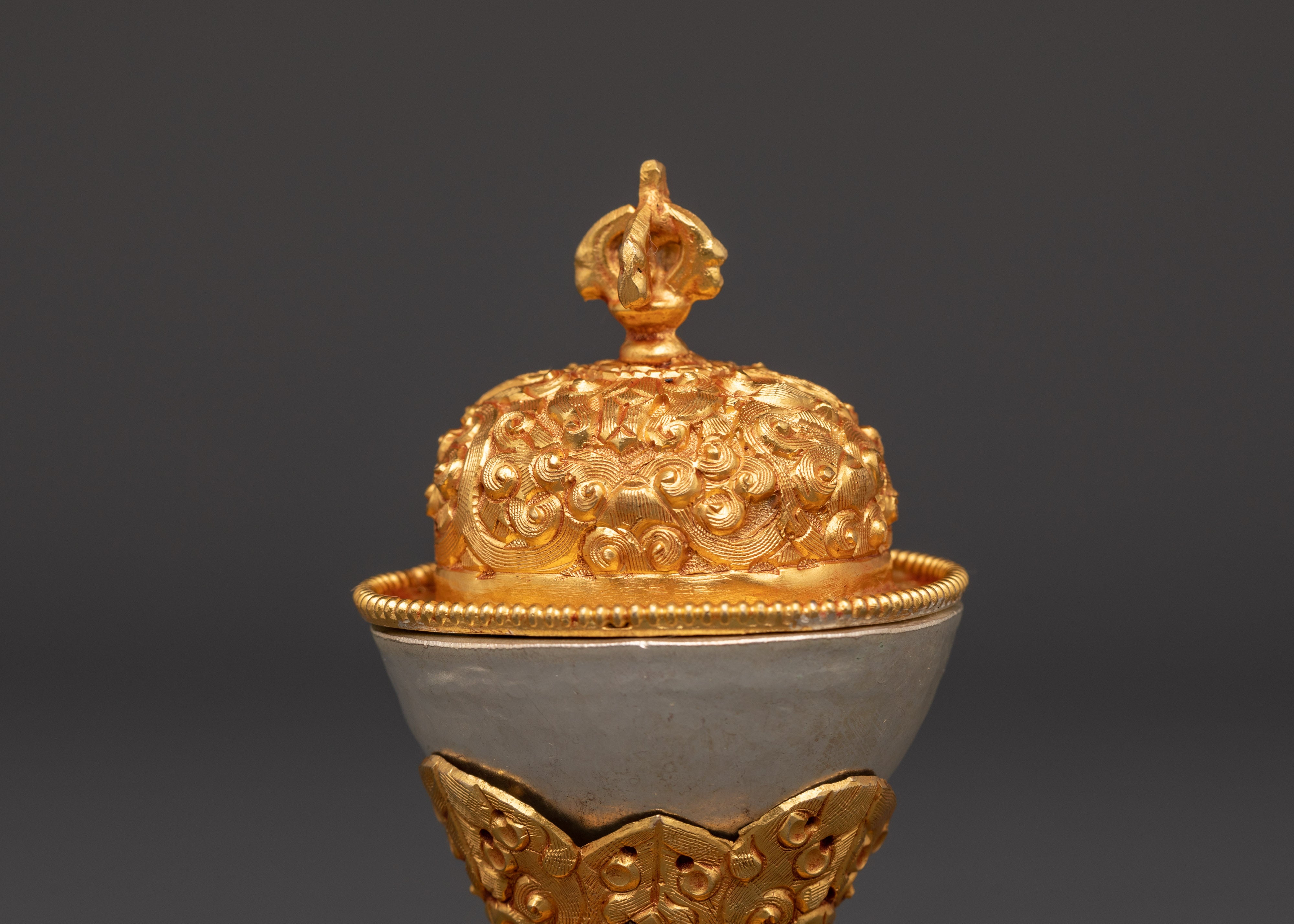 Ritualistic Skull Goblet Set | for Sacred Rituals