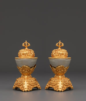 Ritualistic skull goblet Set