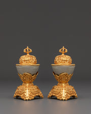 Ritualistic skull goblet Set