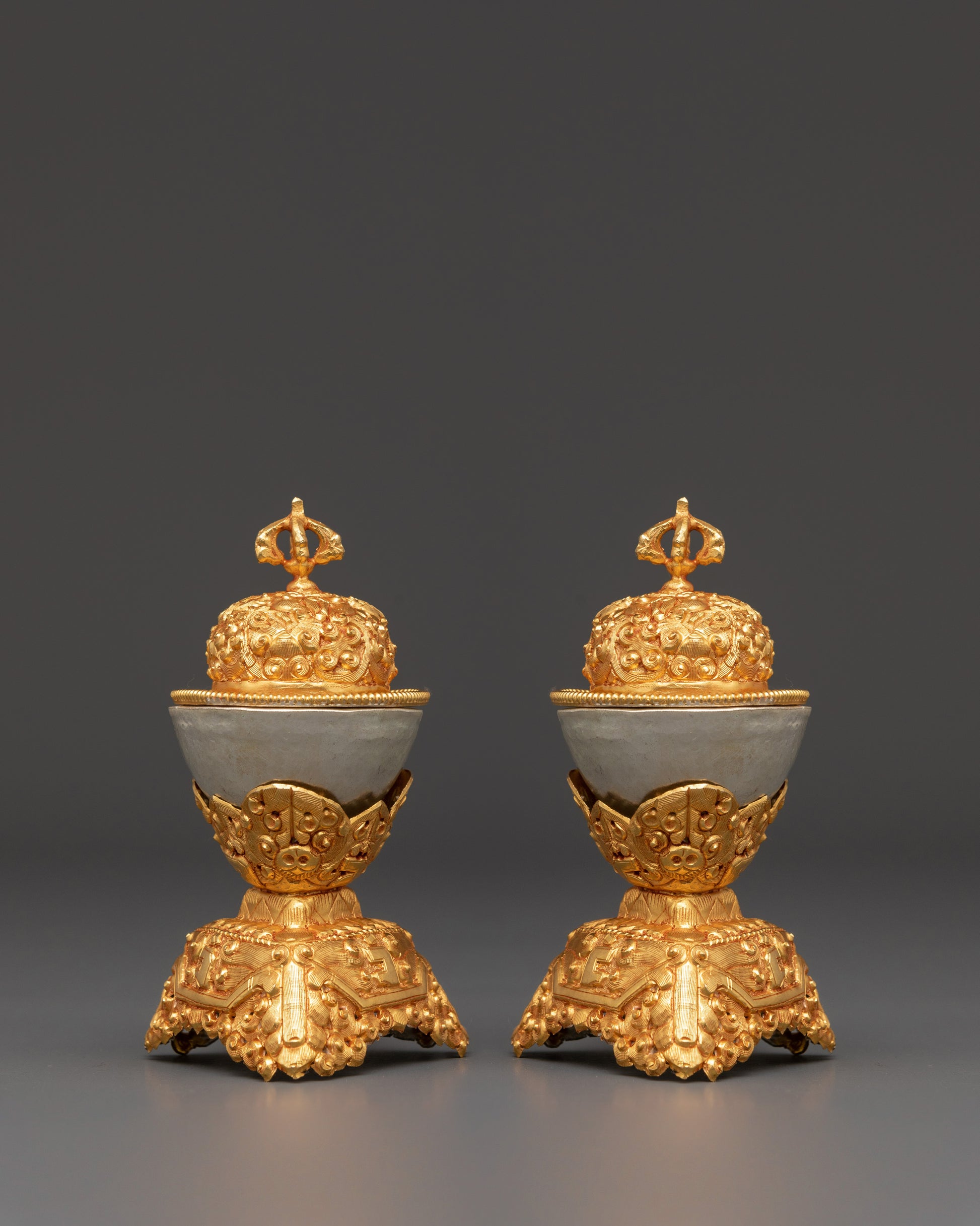 Ritualistic skull goblet Set