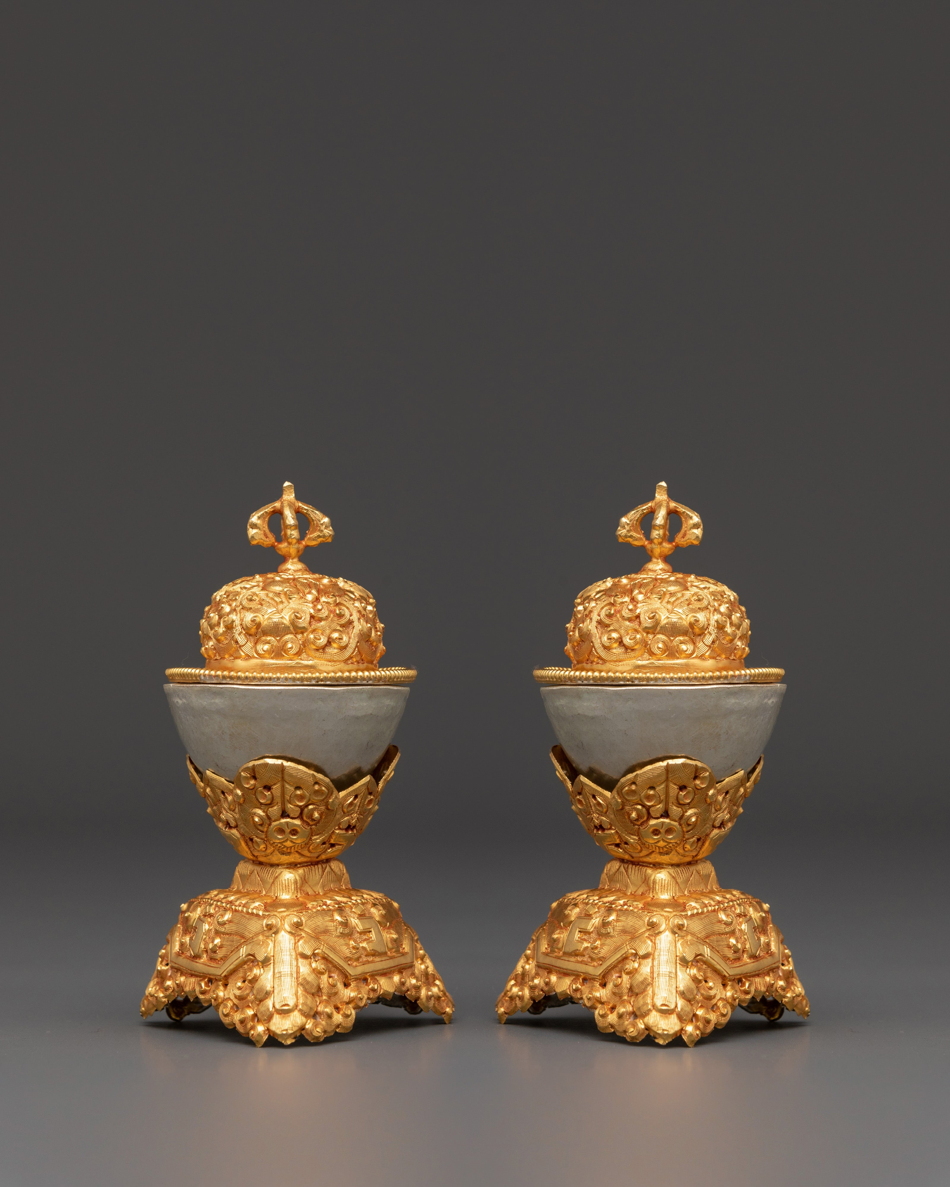 Ritualistic skull goblet Set
