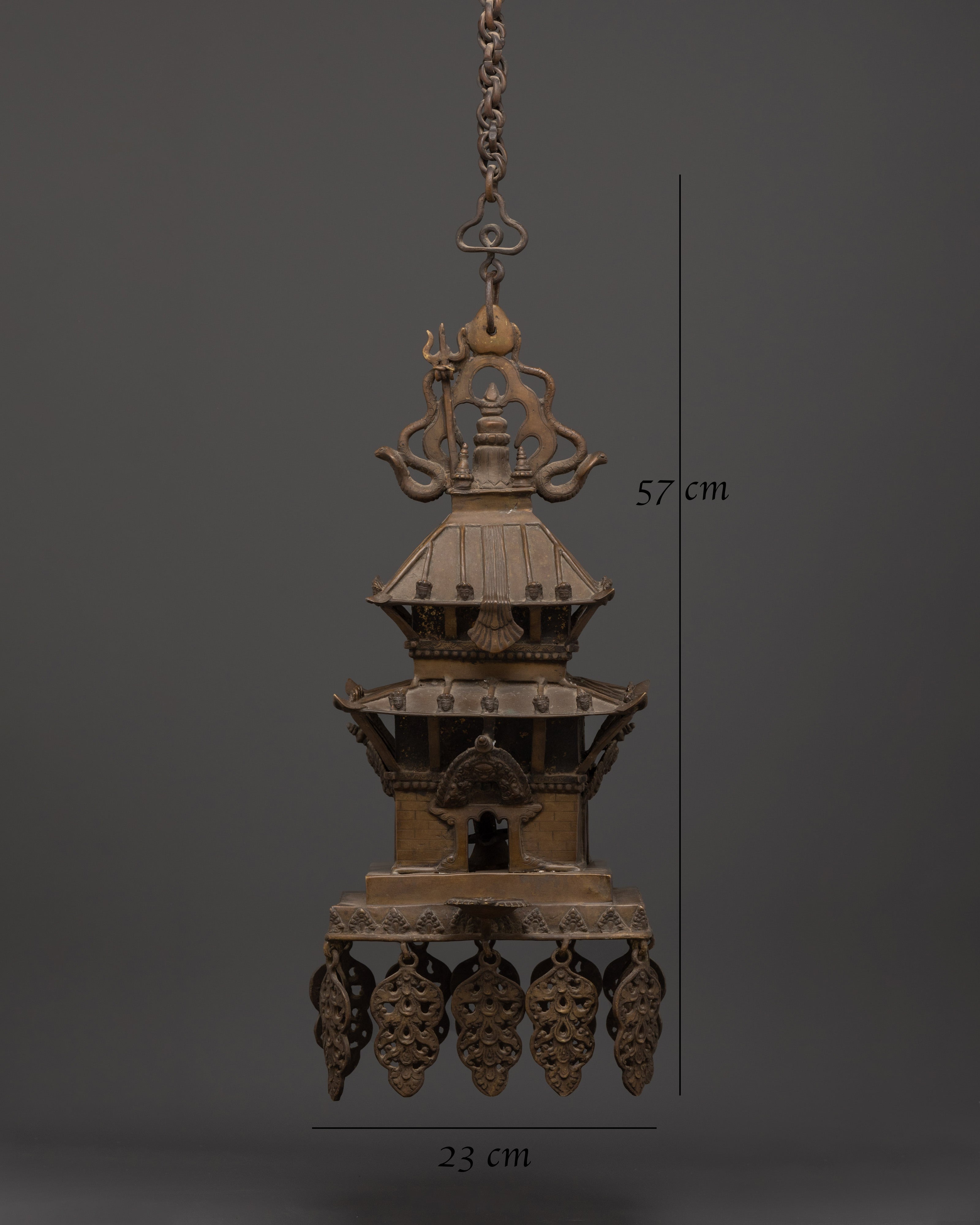 Handcrafted Brass Temple Set | Tibetan Temple Decor
