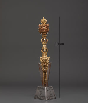 Traditional Buddhist Ritual Vajrakilaya Phurba | Tibetan Vajra Ritual Dagger