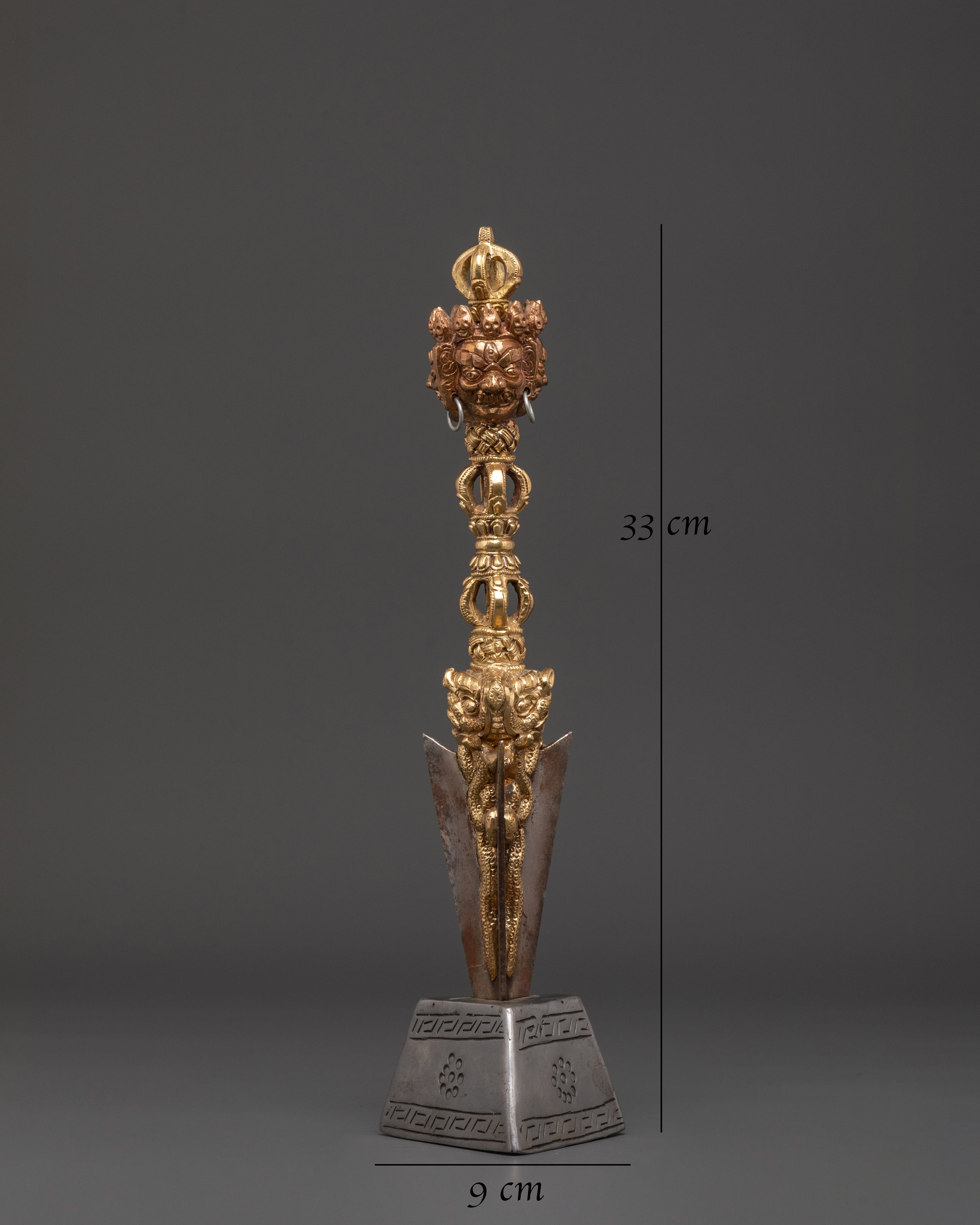 Traditional Buddhist Ritual Vajrakilaya Phurba | Tibetan Vajra Ritual Dagger