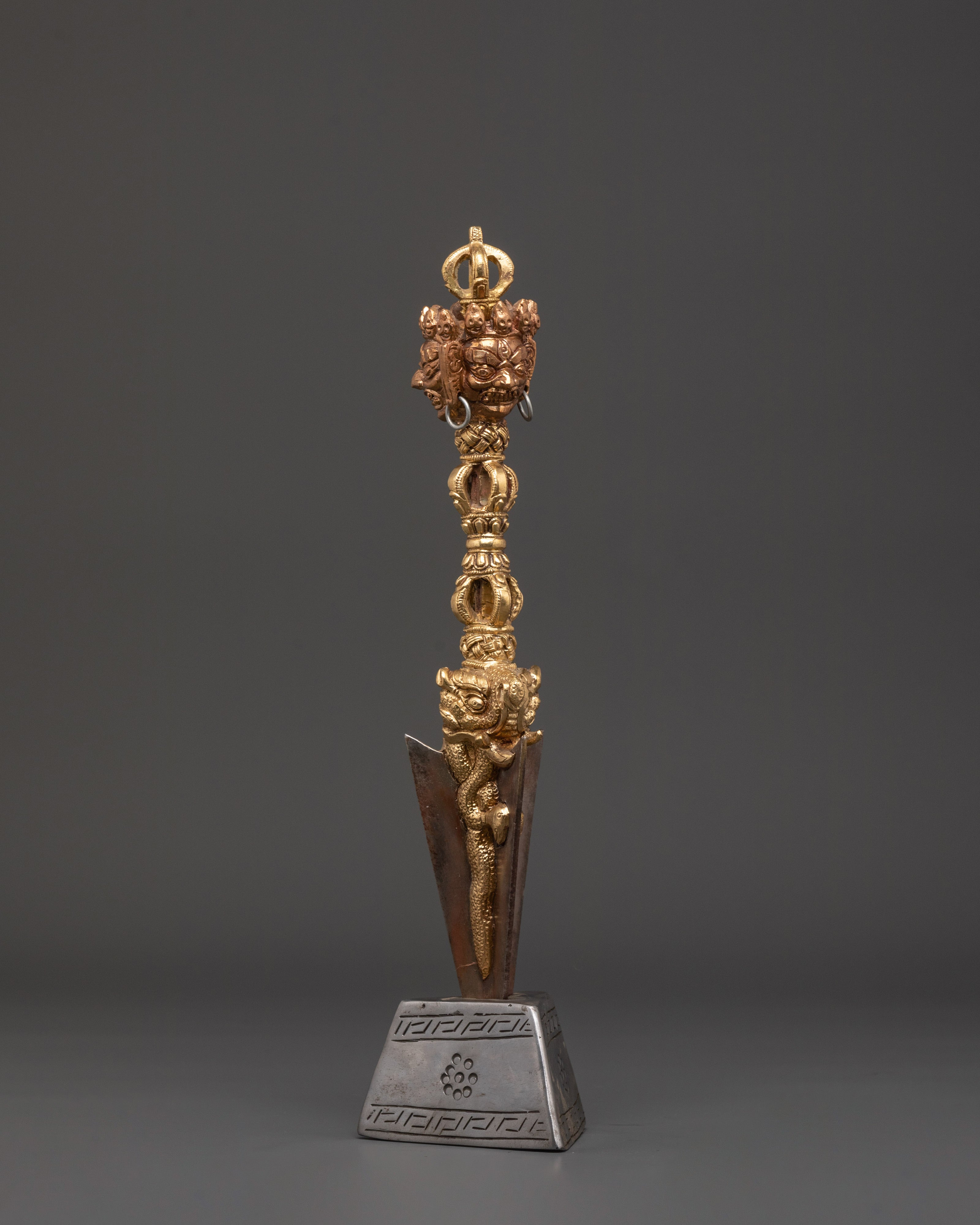 Traditional Buddhist Ritual Vajrakilaya Phurba | Tibetan Vajra Ritual Dagger
