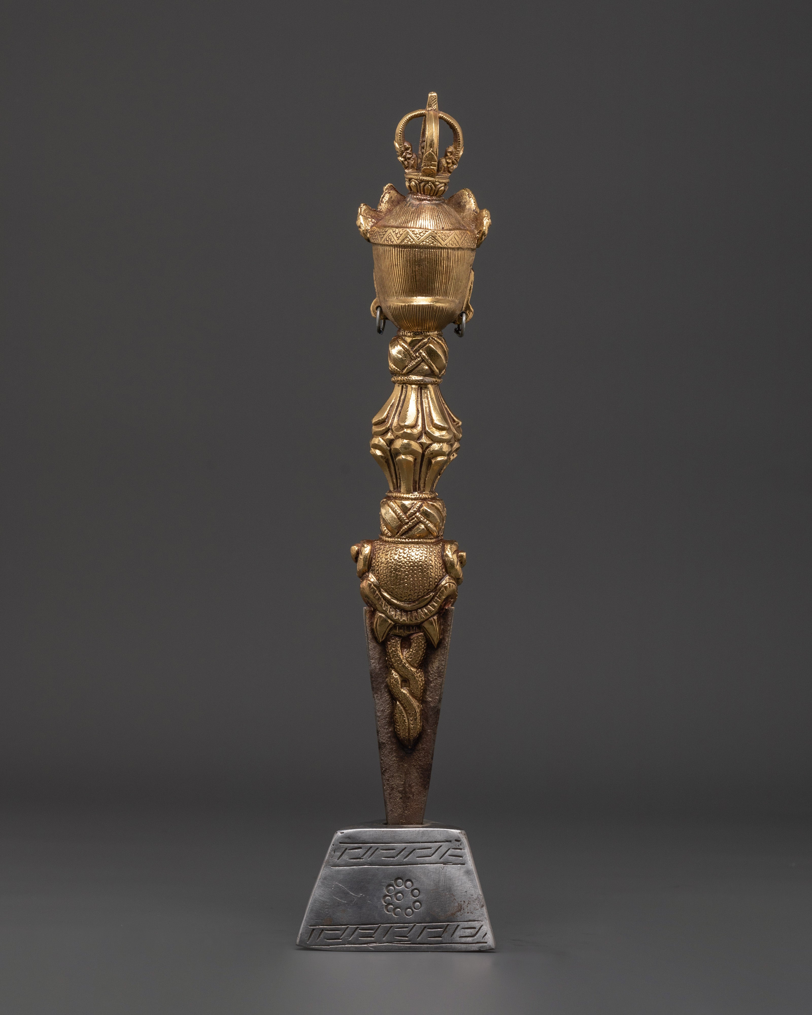 Tibetan Buddhist Vajrakilaya Phurba | Sacred Tibetan Blade for Rituals