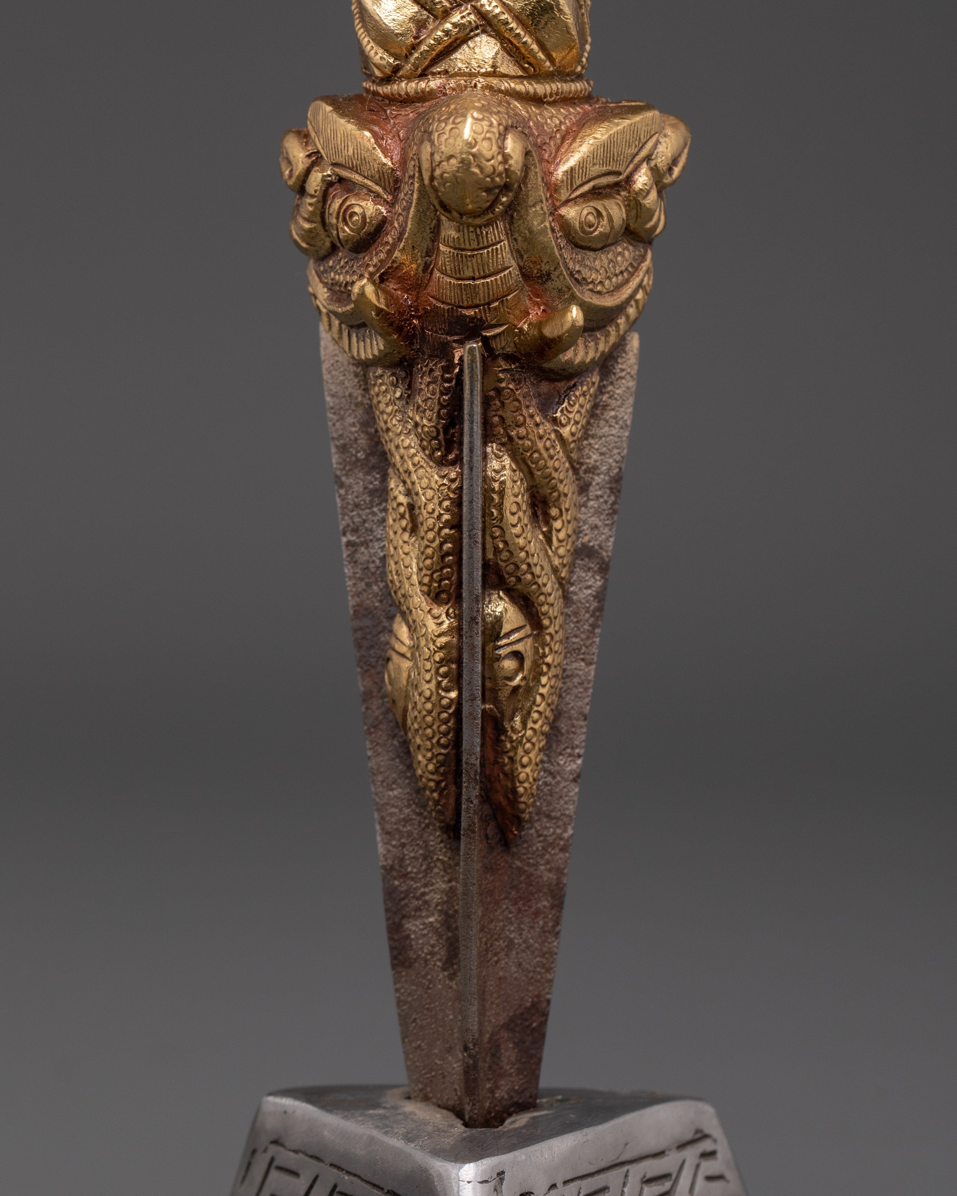 Tibetan Buddhist Vajrakilaya Phurba | Sacred Tibetan Blade for Rituals
