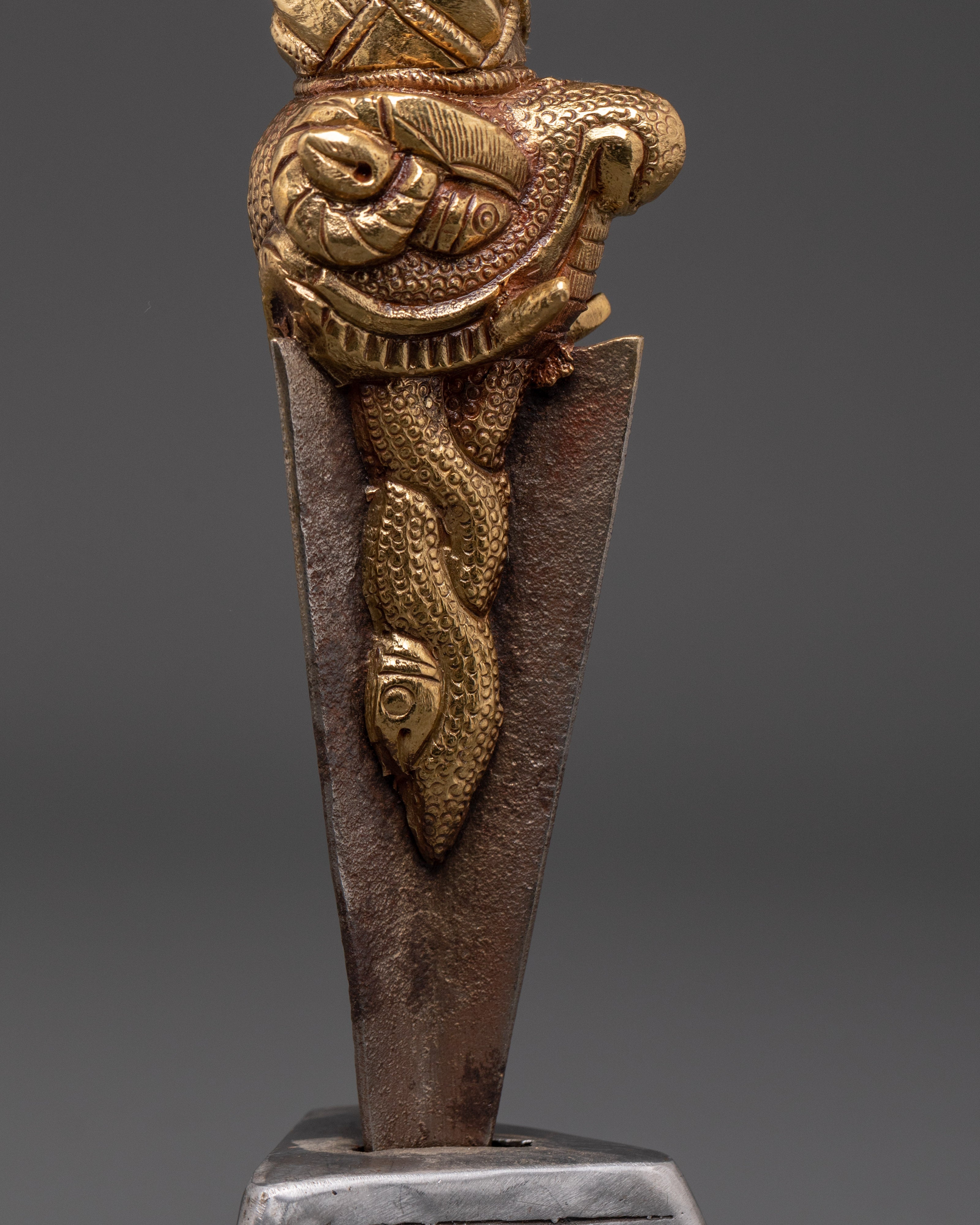 Tibetan Buddhist Vajrakilaya Phurba | Sacred Tibetan Blade for Rituals
