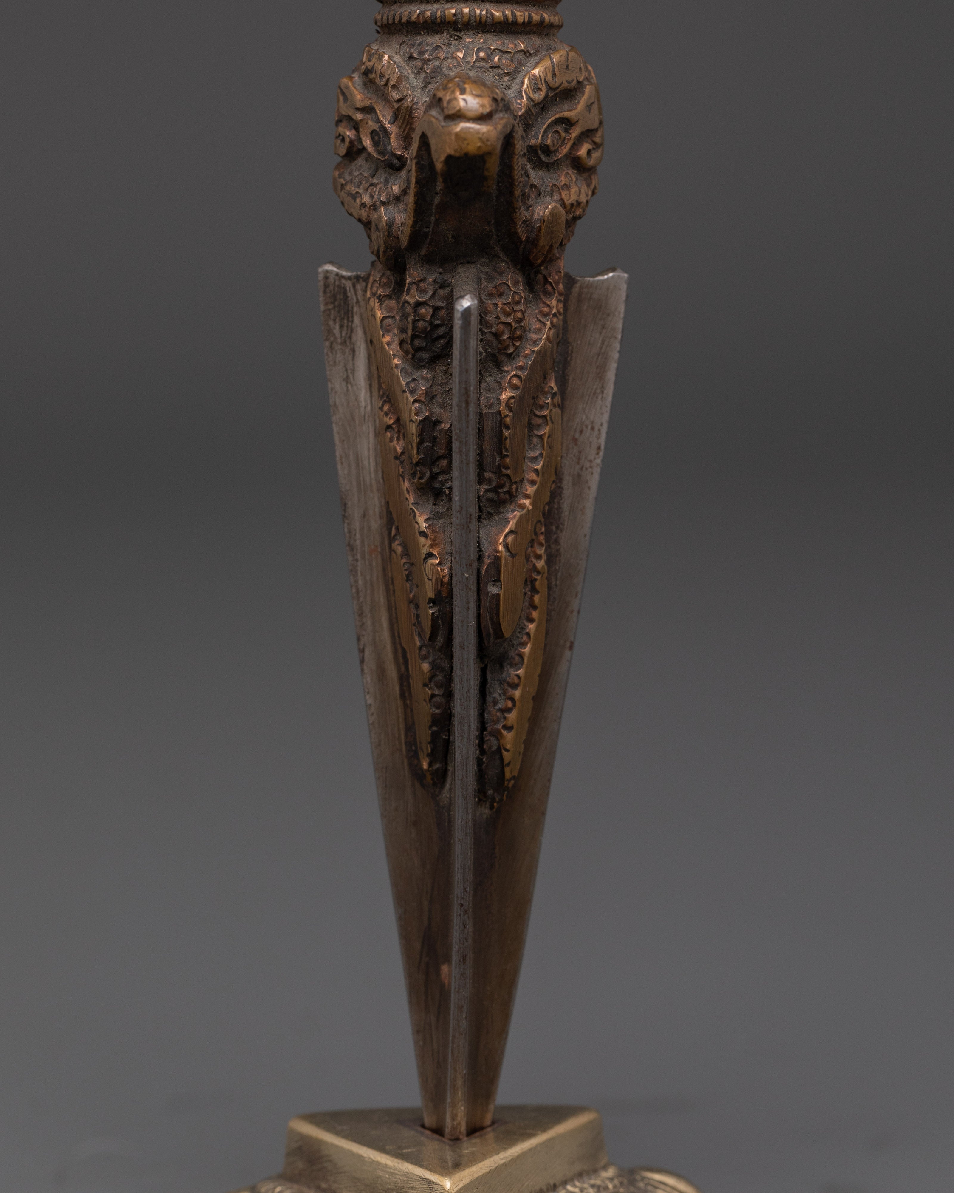 Tibetan Vajrakilaya Phurba Ritual Dagger | Phurba With Stand For Decor