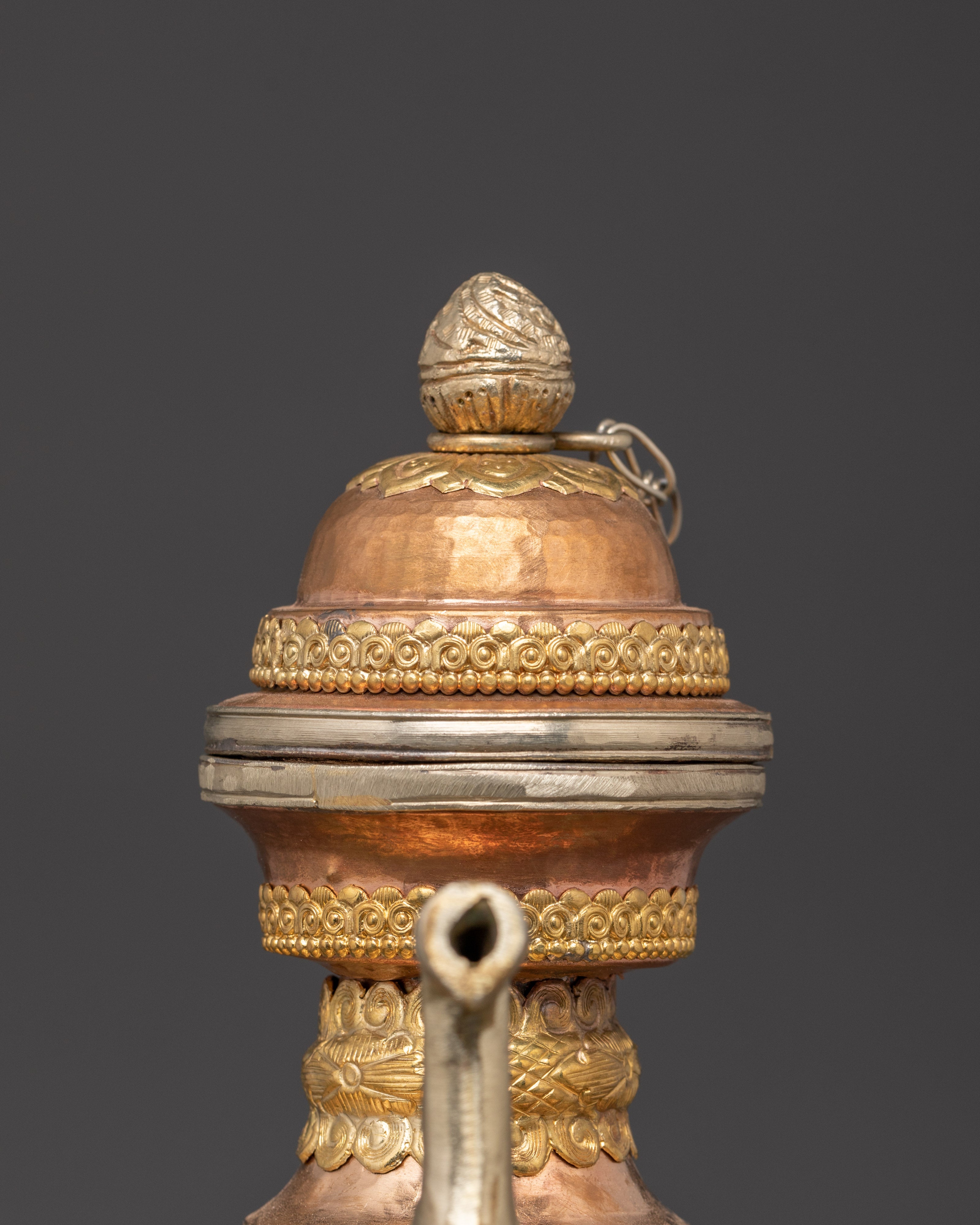 Handcrafted Copper Bhumba Set | Traditional Brass and Copper Ritual Tools