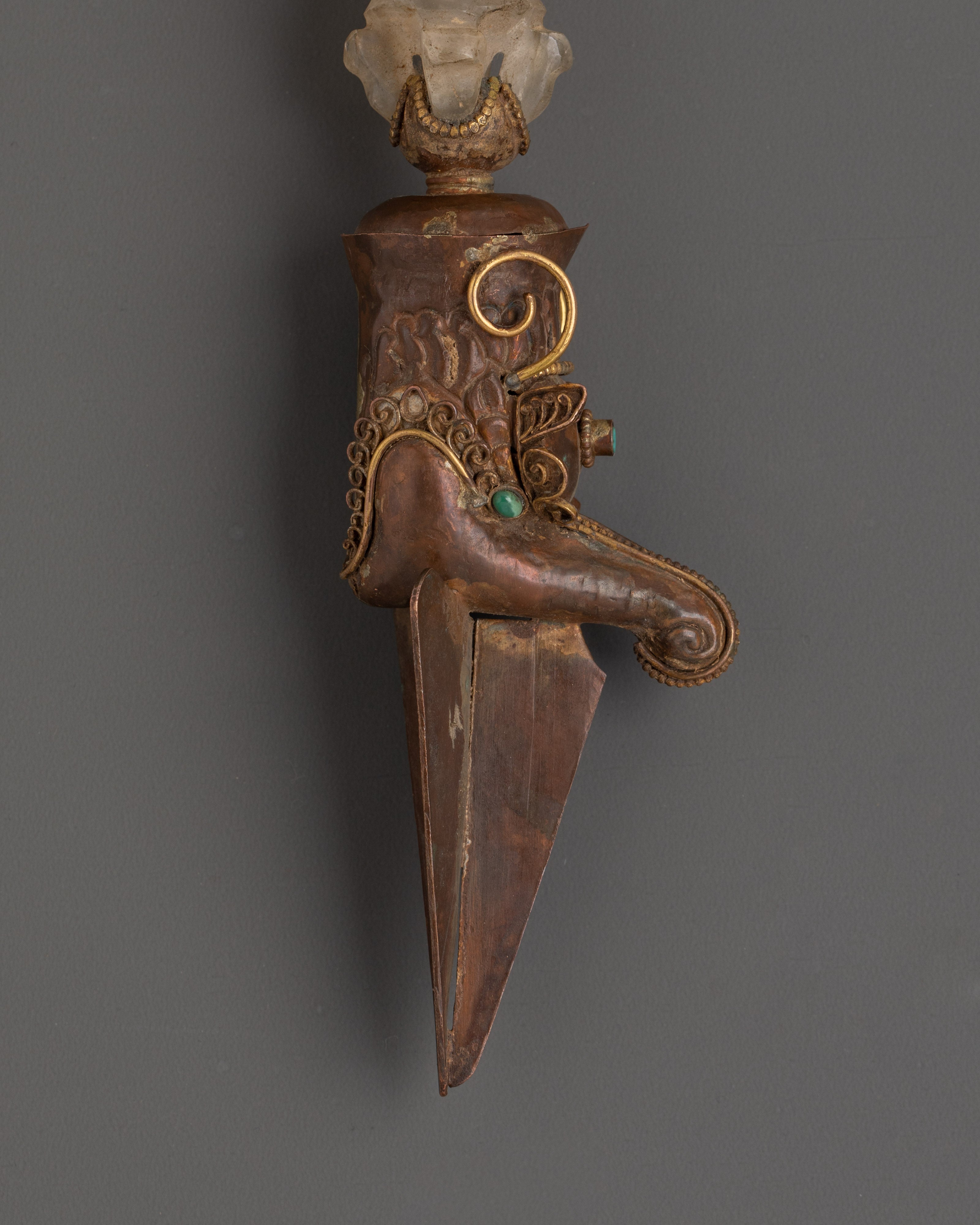 Tibetan Iron Kila Dagger | Handcrafted Ritual Tantric Tool
