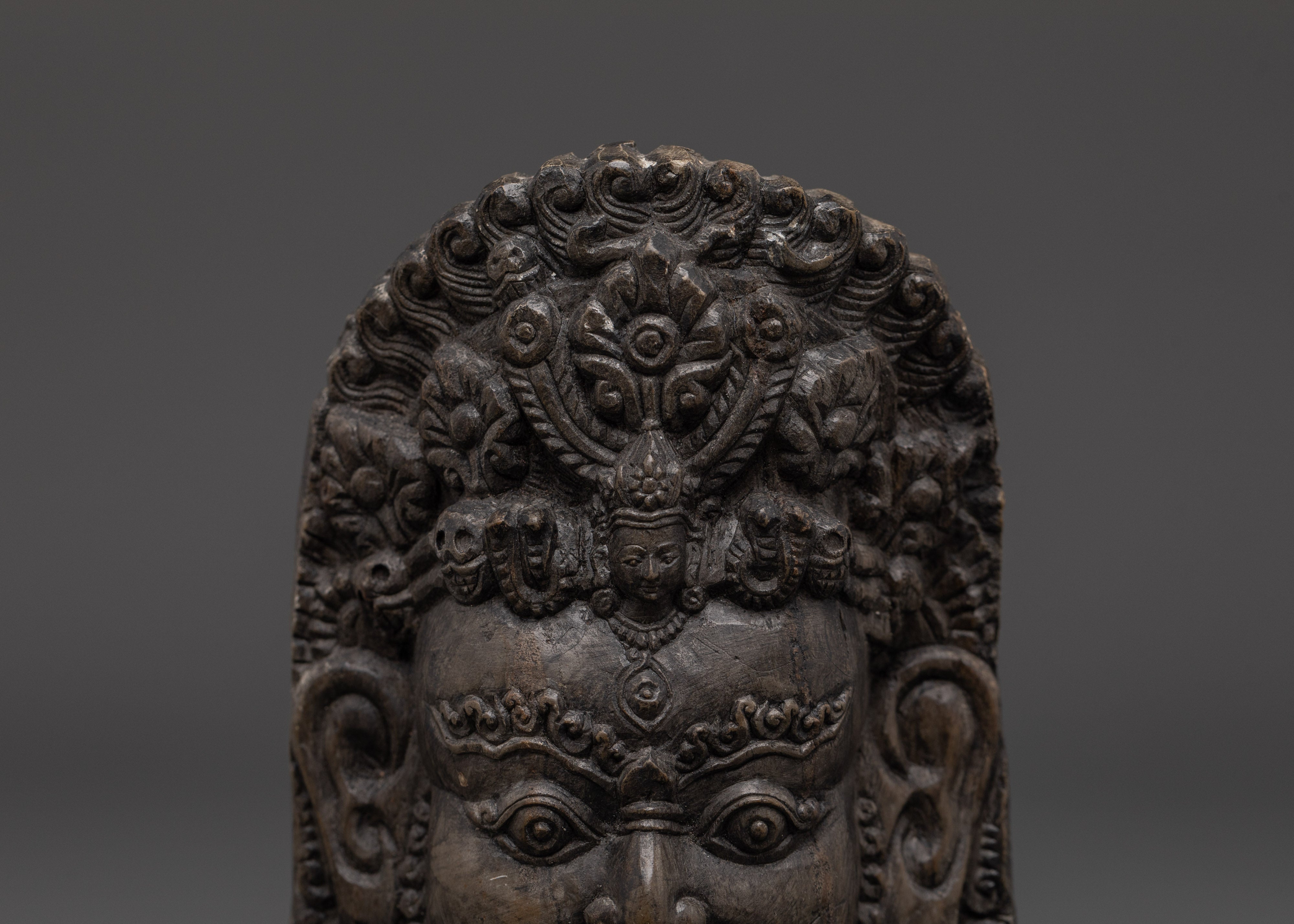 Bhairava Decor | Handcrafted Stone Hindu Deity Sculpture