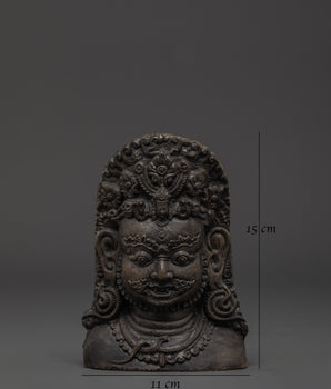 Bhairava Decor | Handcrafted Stone Hindu Deity Sculpture