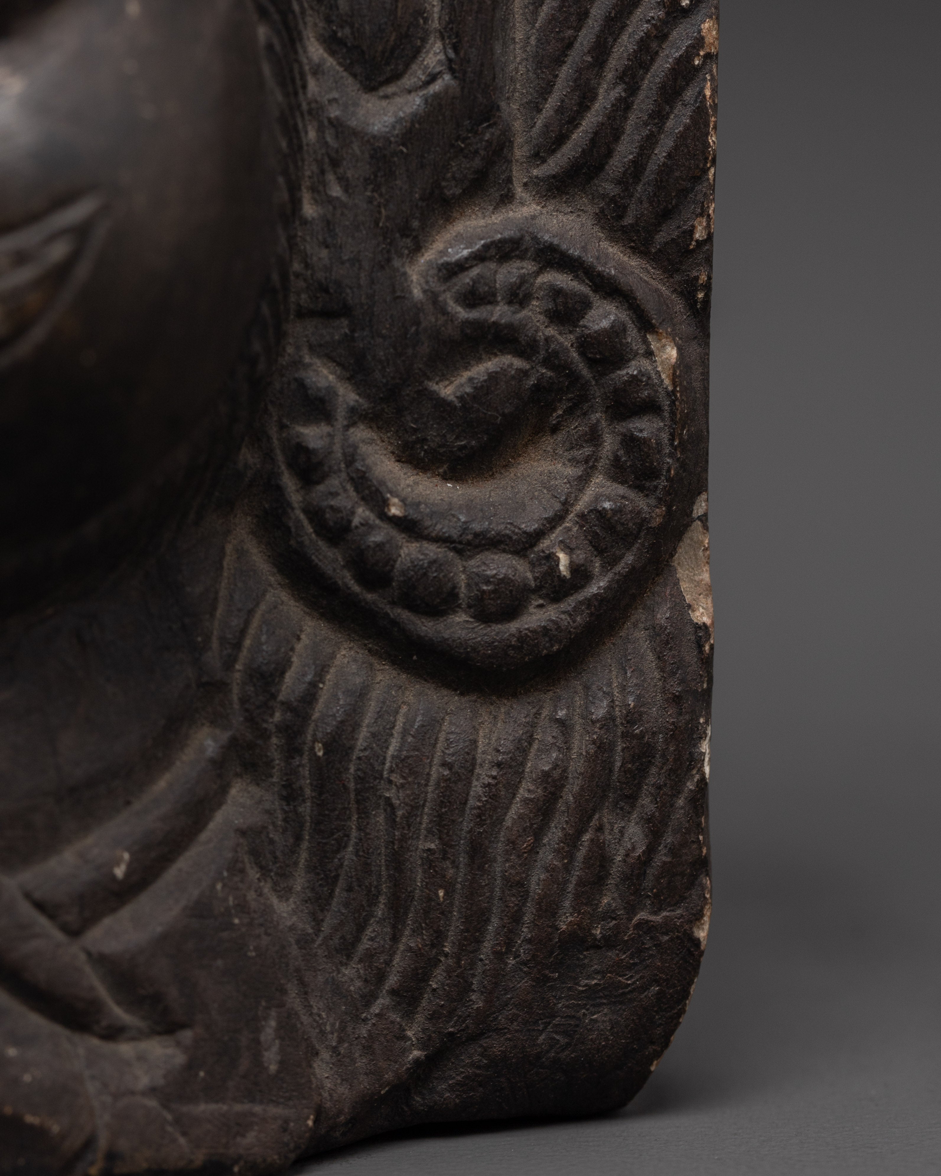 Bhairava Stone Carving | Handcrafted Tibetan Bhairava Head