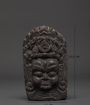 Bhairava Stone Carving | Handcrafted Tibetan Bhairava Head