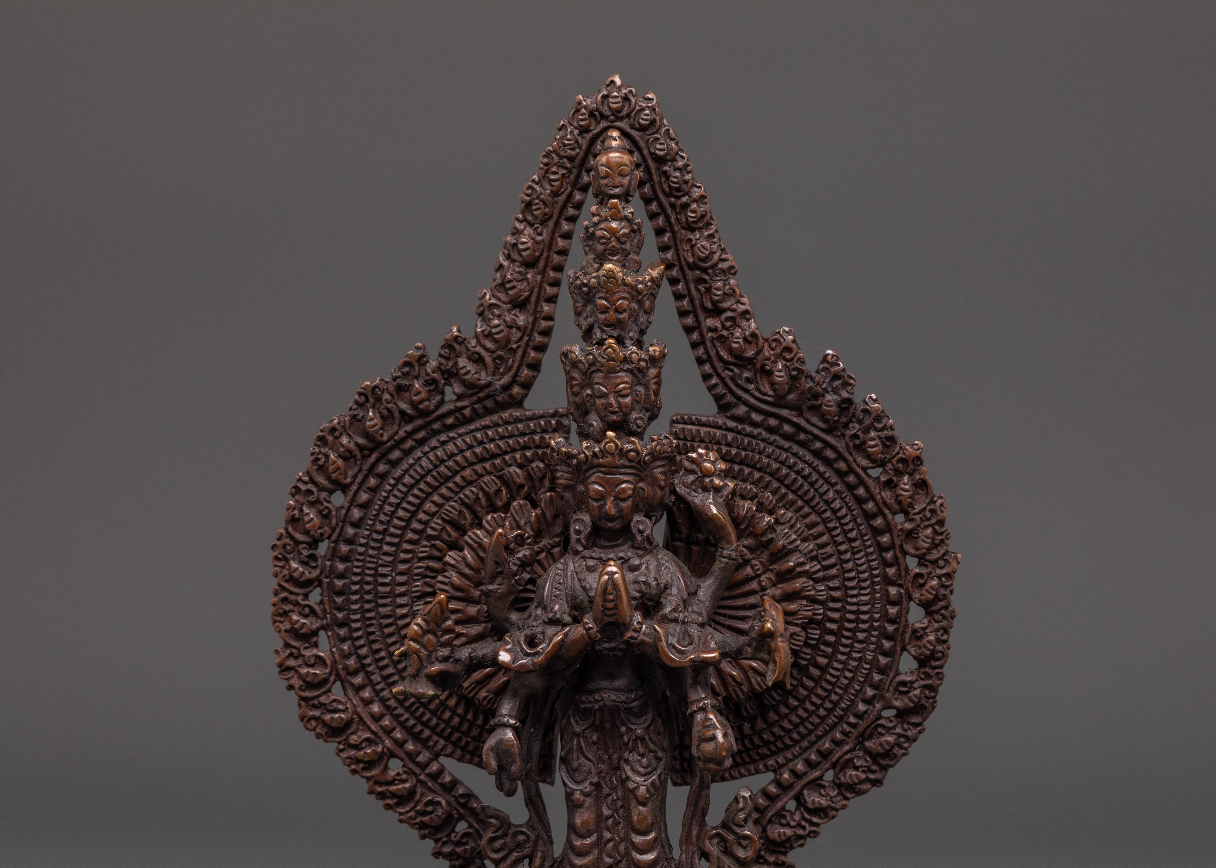 Exquisite 1000 Armed Chenresig Statue | Tibetan Avalokiteshvara
