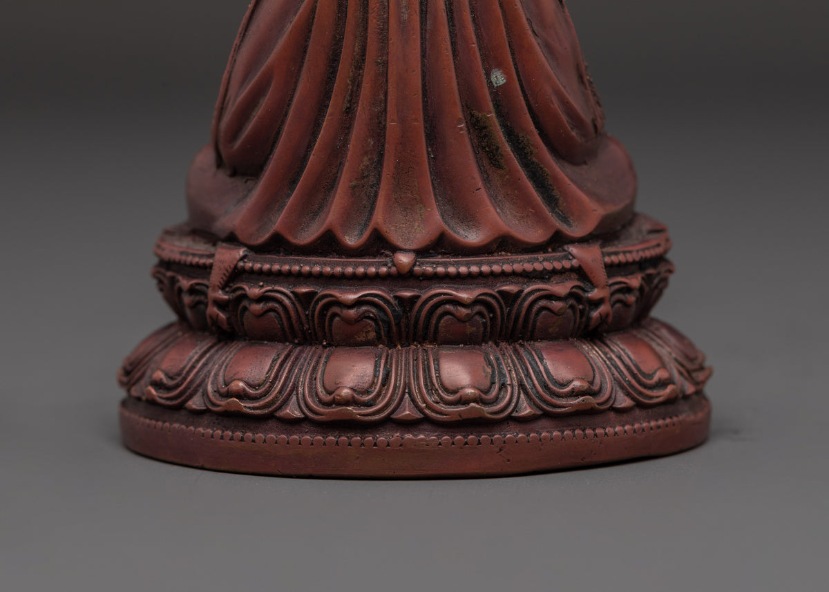 Thang Tong Gyalpo Guru Statue | Oxidized Copper Buddhist Master Sculpture