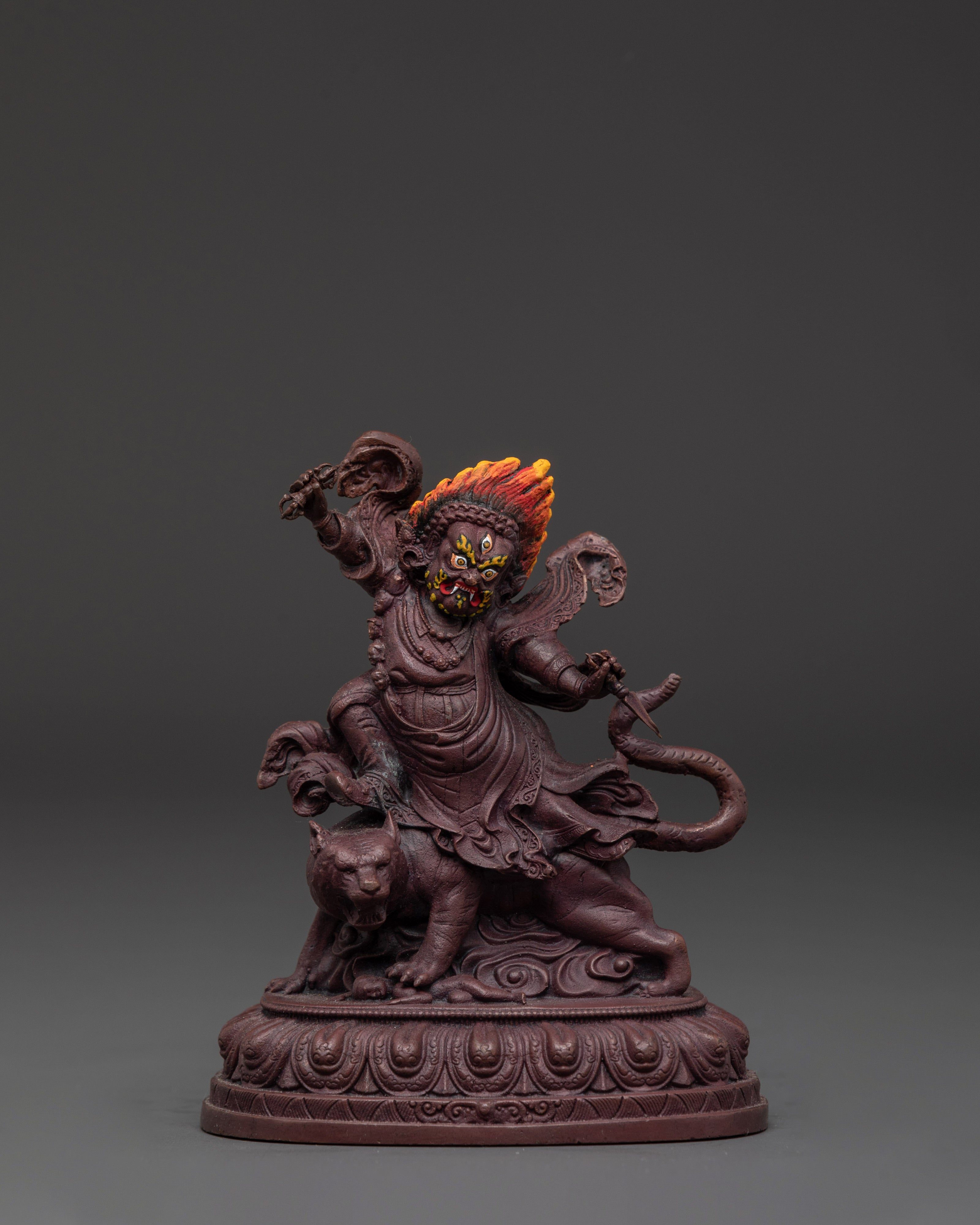 Vajrayana Dorje Drolo Statue | Wrathful Guru Padmasambhava Sculpture