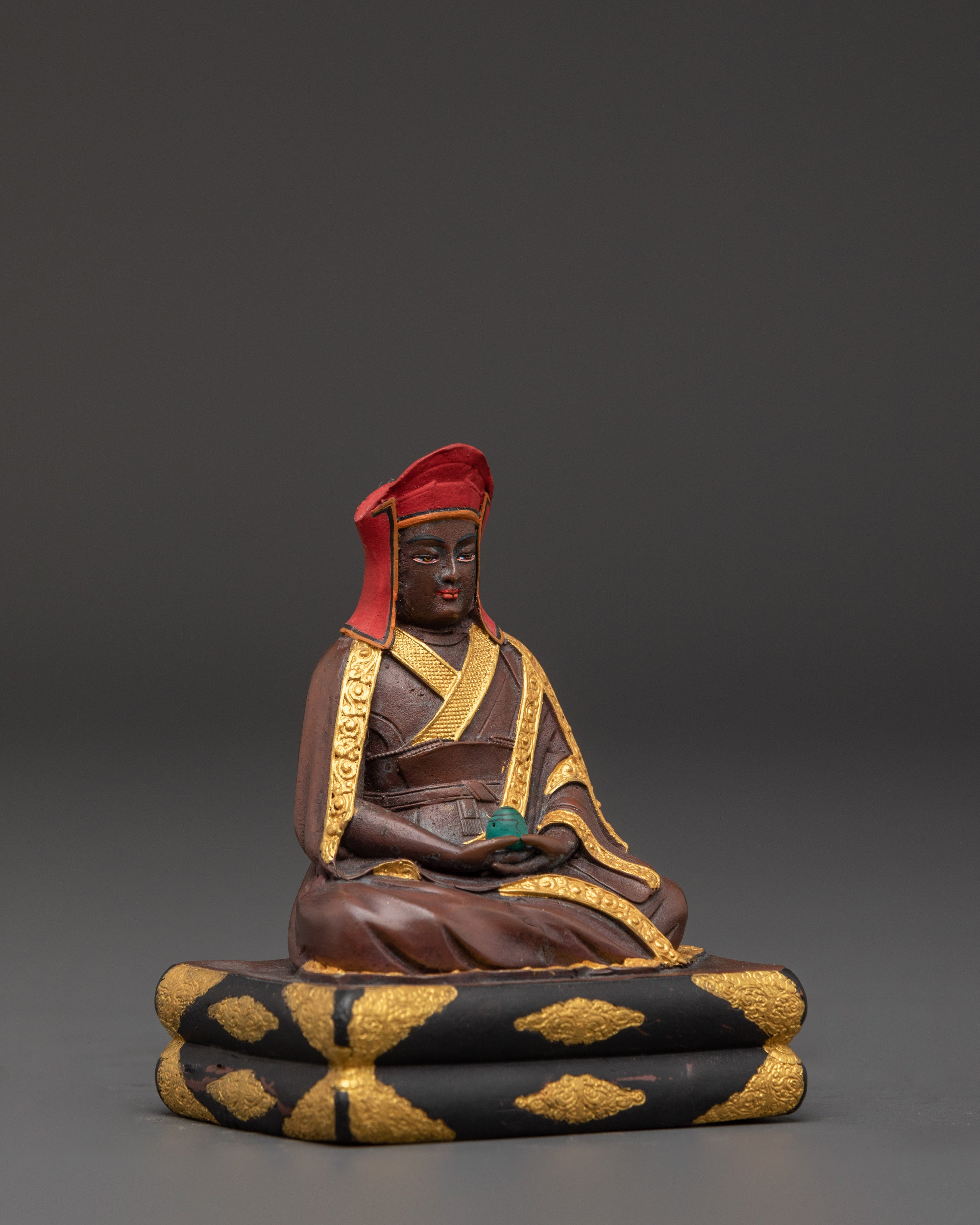 Kagyu Masters Statue Set | Marpa Gampopa Milarepa Buddhist Sculptures