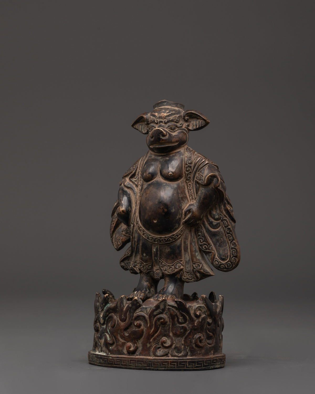 Decorative Pig Statue | Traditional Decorative Sculpture