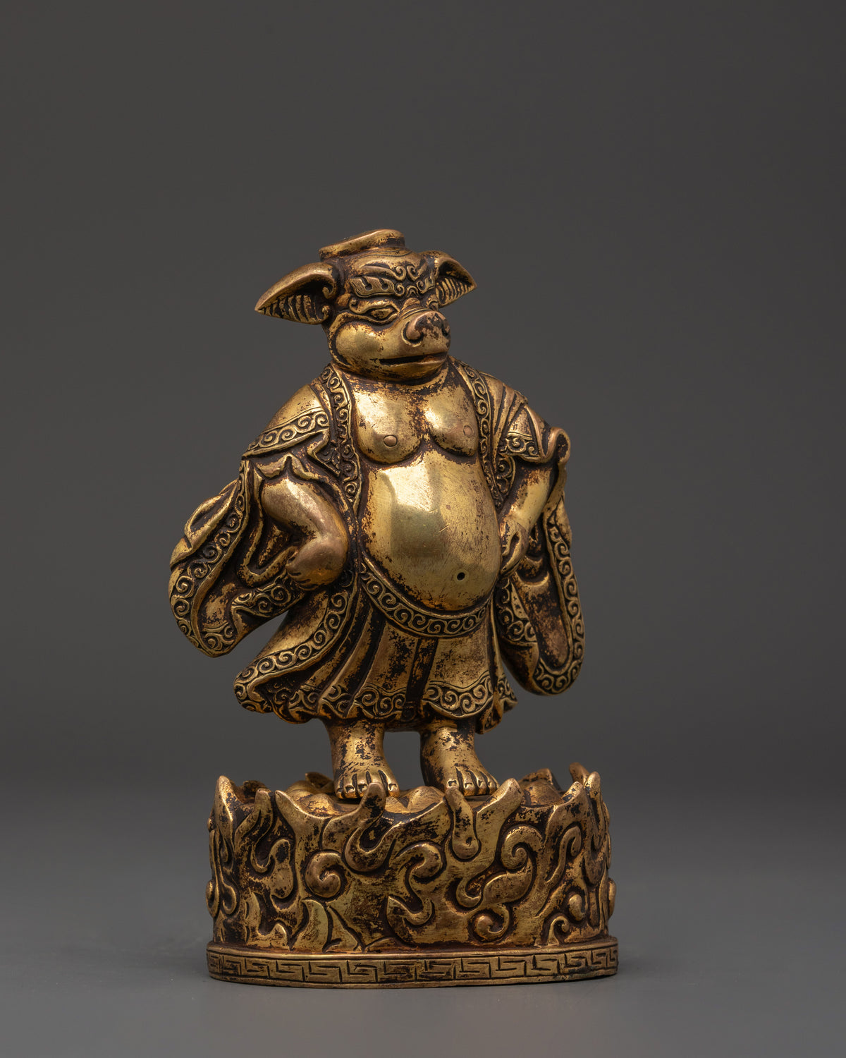 Traditional Pig Figurine | Himalayan Home Decoration