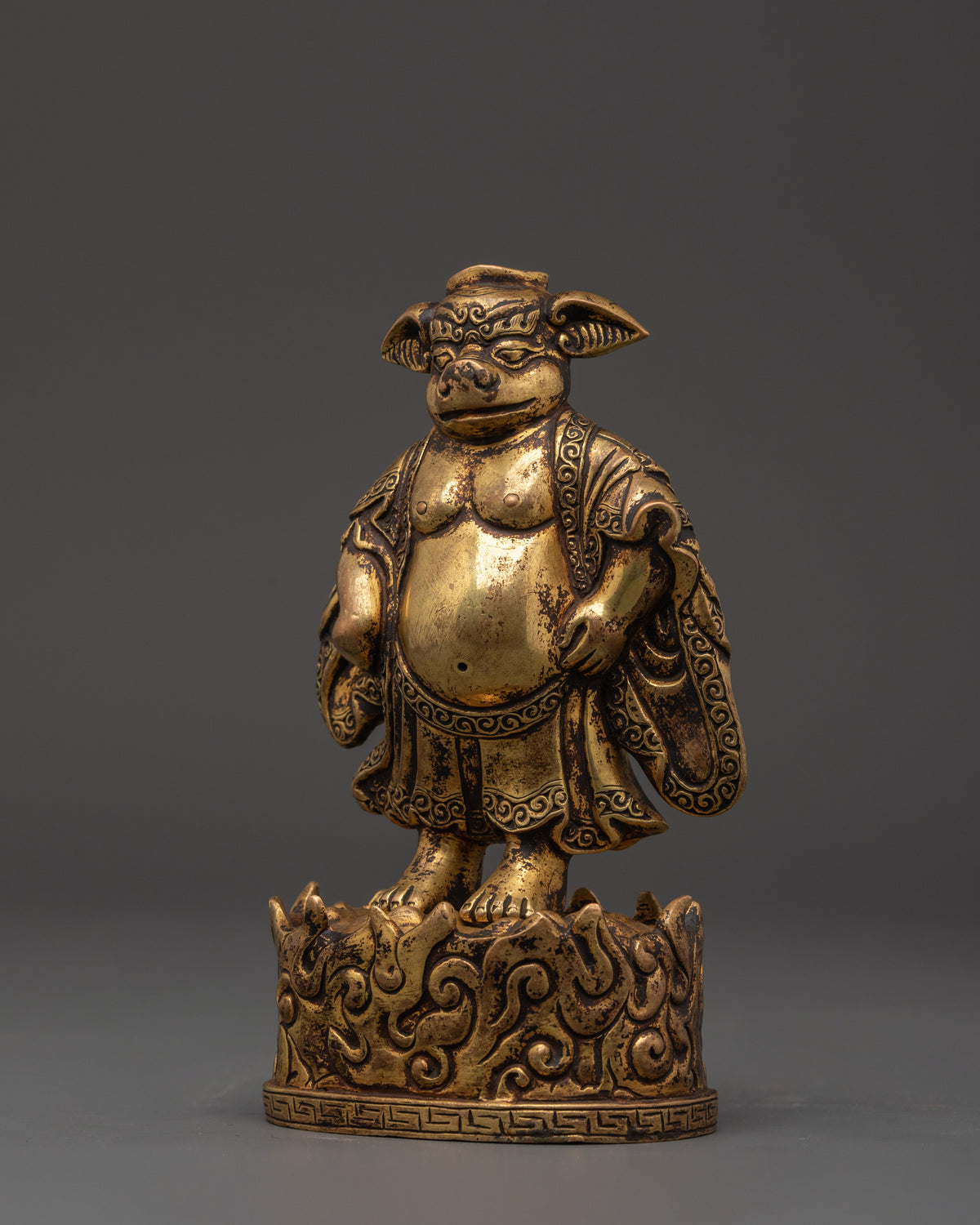 Traditional Pig Figurine | Himalayan Home Decoration